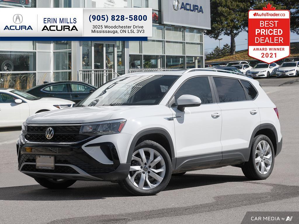 2022 Volkswagen Taos COMFROTLINE | LOW KM | CARPLAY | PANO ROOF |  BSW