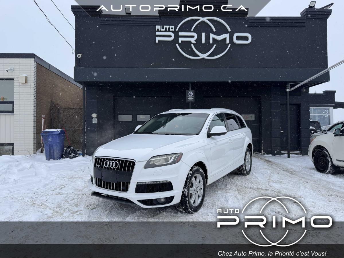2011 Audi Q7 S-Line V6 AWD 7Pass Cuir GPS Cam Recul Hitch