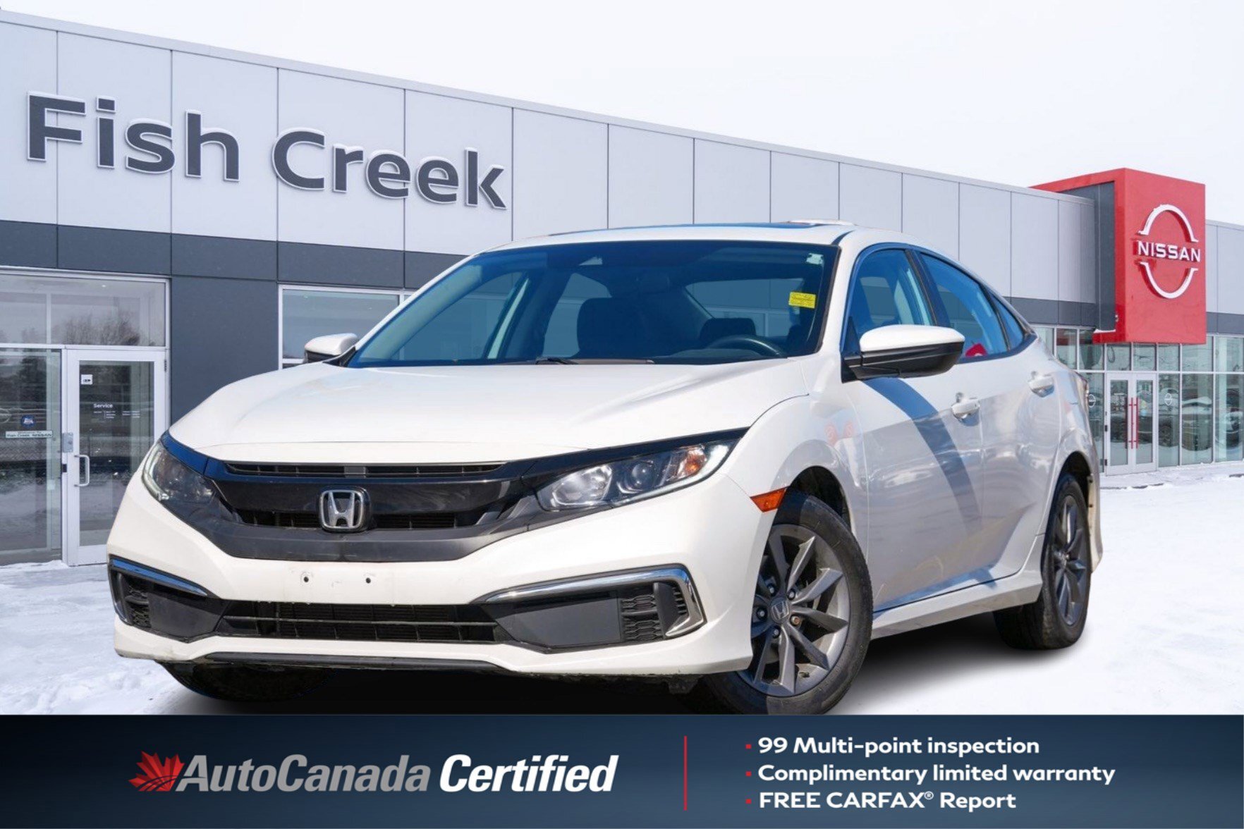 2021 Honda Civic Sedan EX | 1.5L Turbo Engine | Push To Start | Apple Car