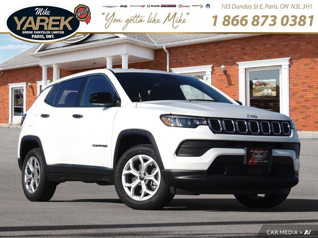 2025 Jeep Compass SPORT. APPLE CAR PLAY. 4X4. AFFORDABLE!!
