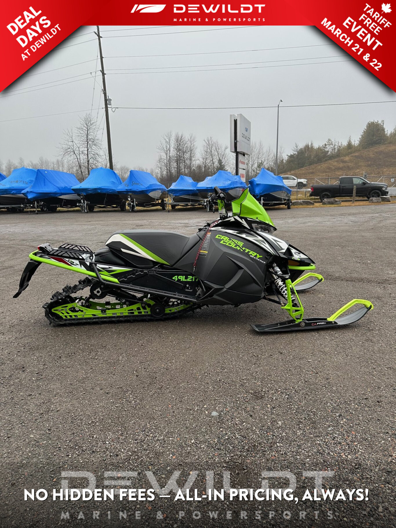 2018 Arctic Cat XF 8000 Cross Country Limited ES (137) 