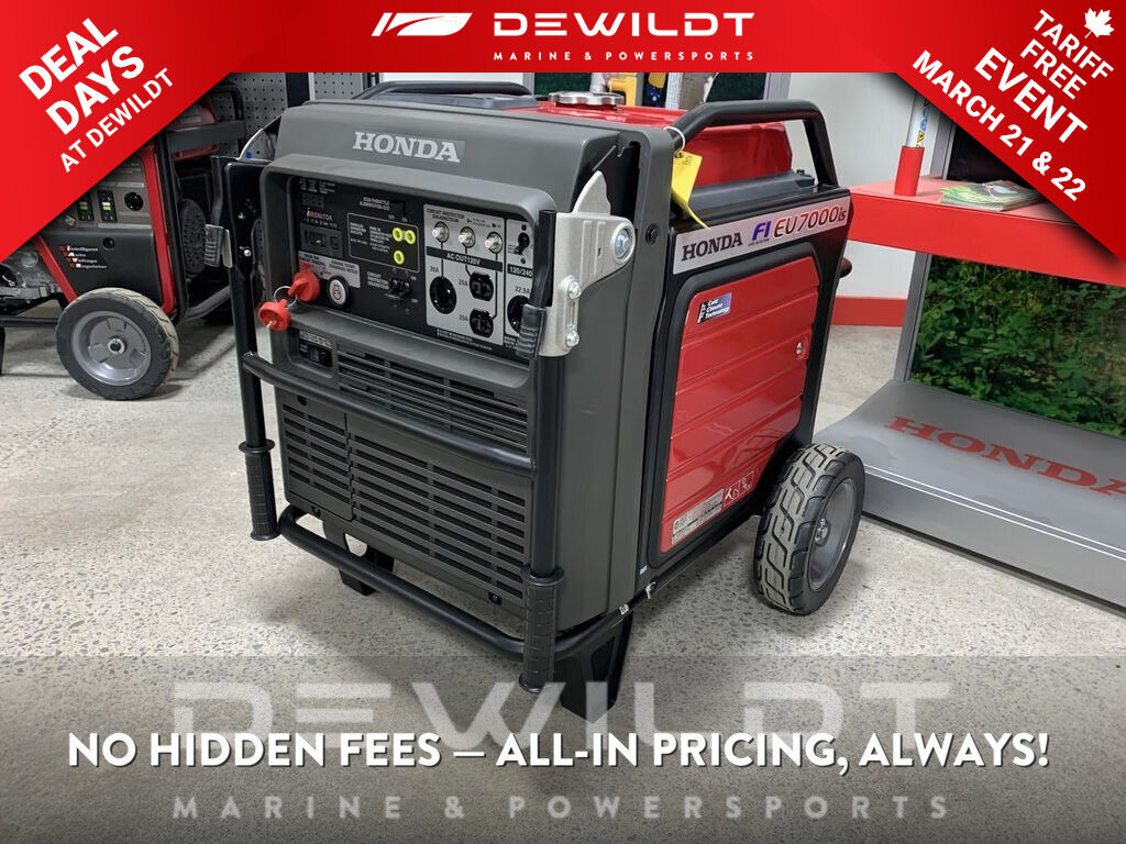 Honda EU7000iSC (Ultra-quiet Home/RV Back-Up)) 