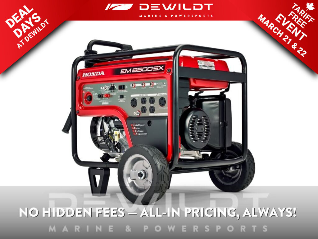 Honda EM6500S2C Electric Start Home Back-Up / Commercial 