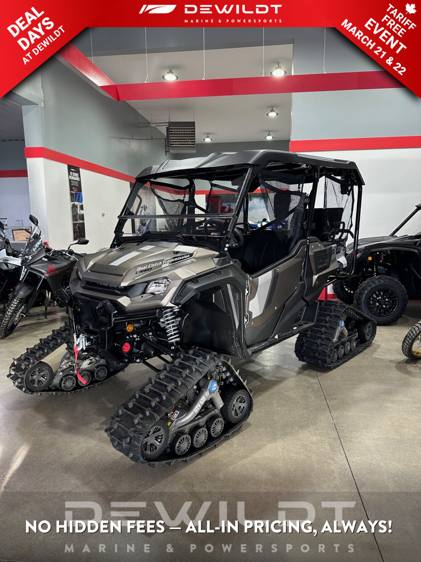 2024 Honda Pioneer 1000-5P DLX TRAIL EDITION 