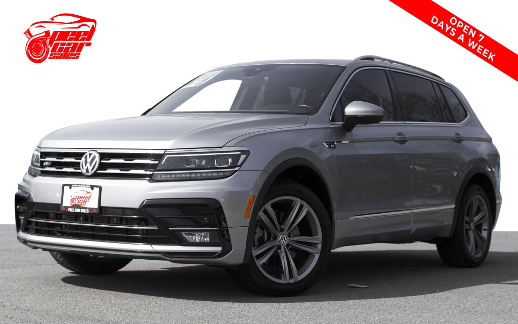 2021 Volkswagen Tiguan Highline R-Line Sunroof Apple Carplay  Leather Sea