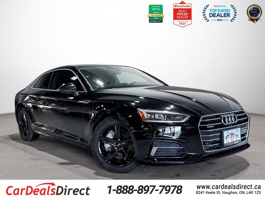 2019 Audi A5 Coupe Technik /NAVI/Leather/Sunroof/Back Up Cam/Clean Ca