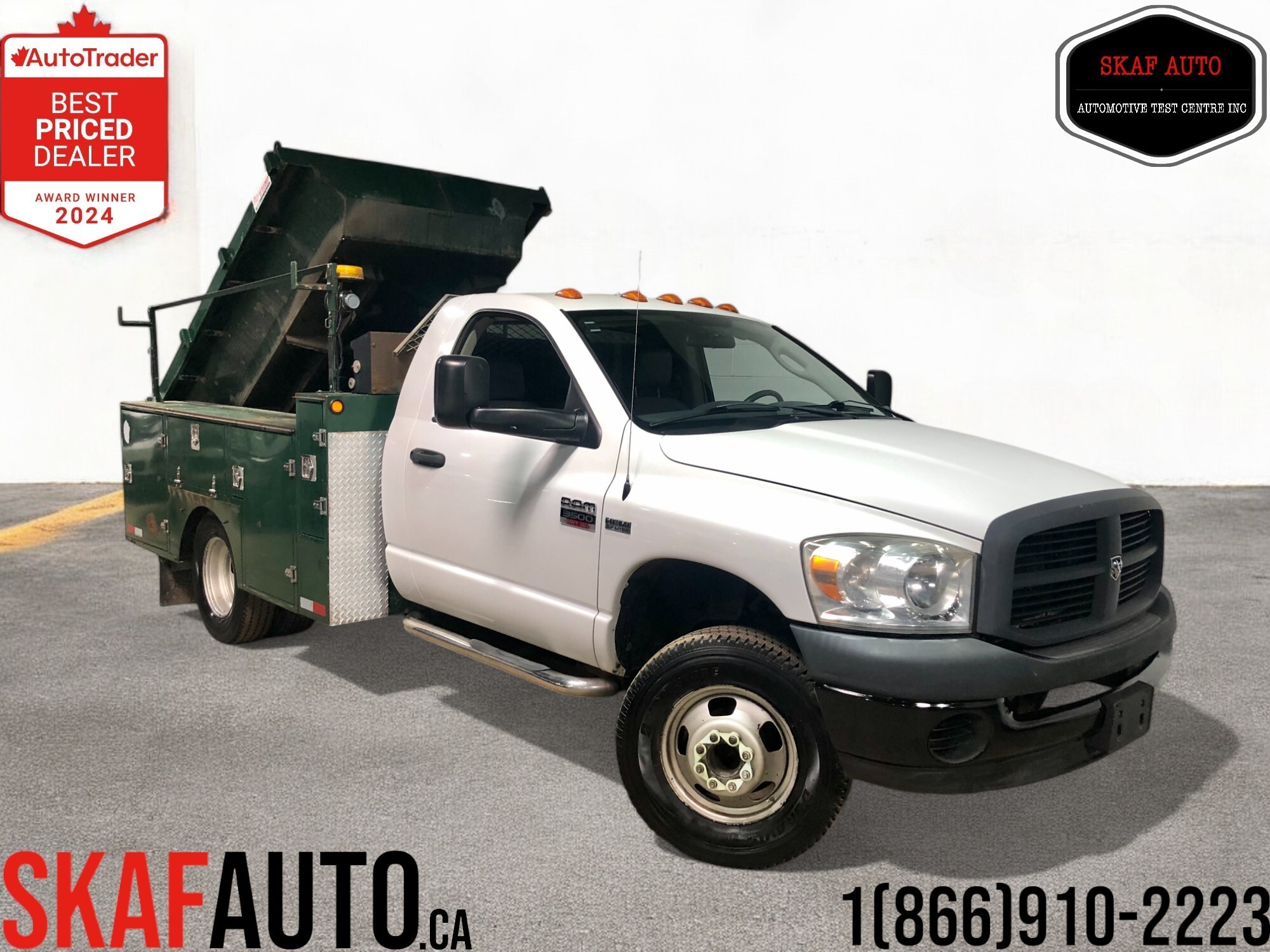 2008 Dodge Ram 3500 DUMP/SERVICE BOX! LOW KM! 5.7L HEMI! ONE OWNER!