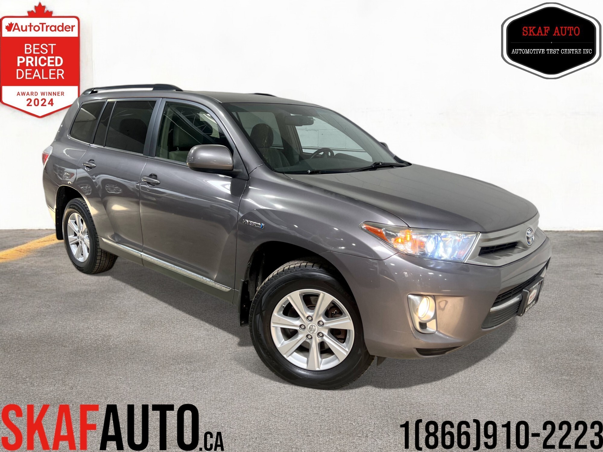 2012 Toyota Highlander HYBRID! 4WD! 7 PASSENGER! ONE OWNER! 