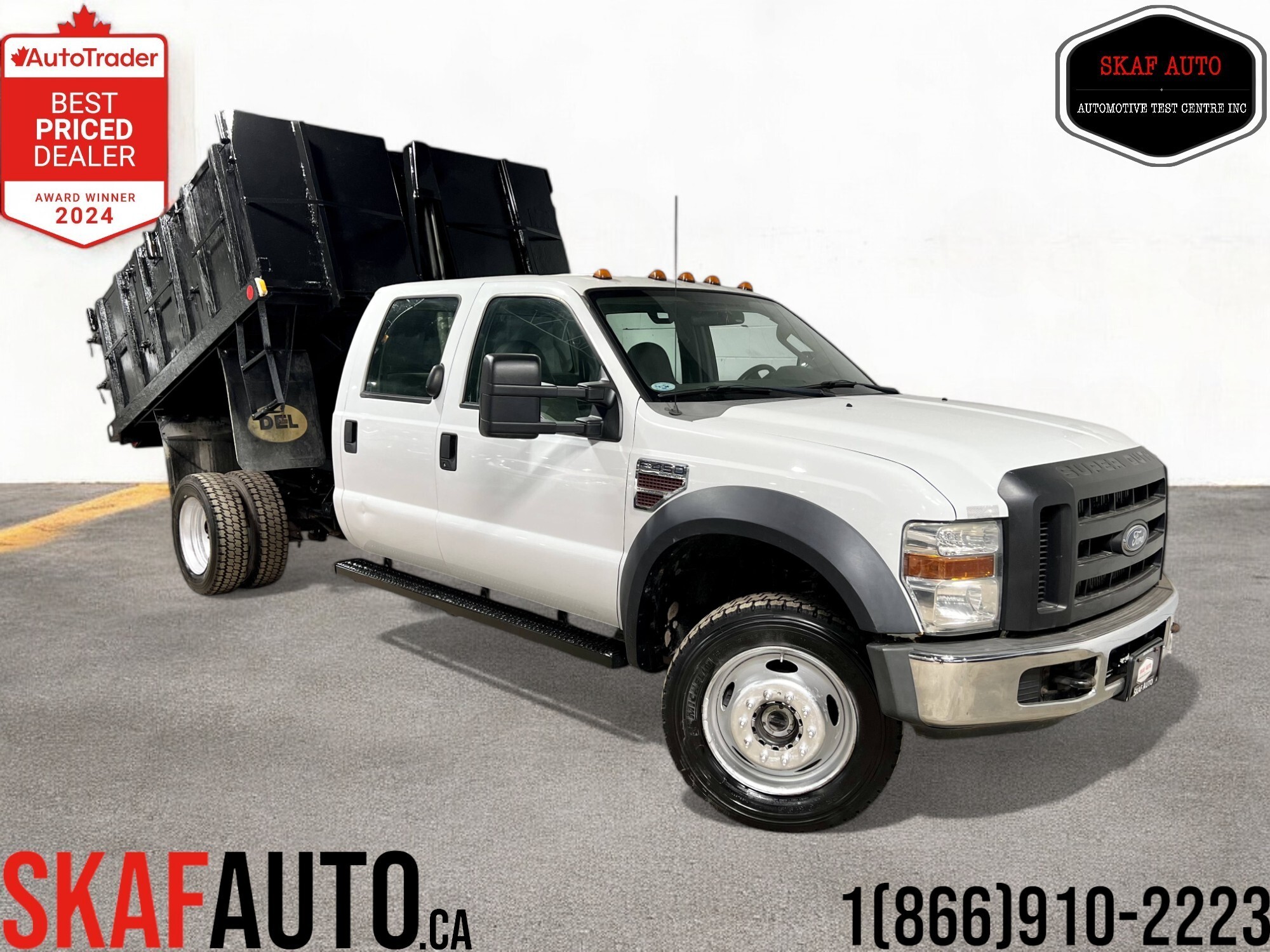 2008 Ford F-450 DUMP BOX! DIESEL! 4X4! DUALLY!CREW CAB! ONE OWNER!
