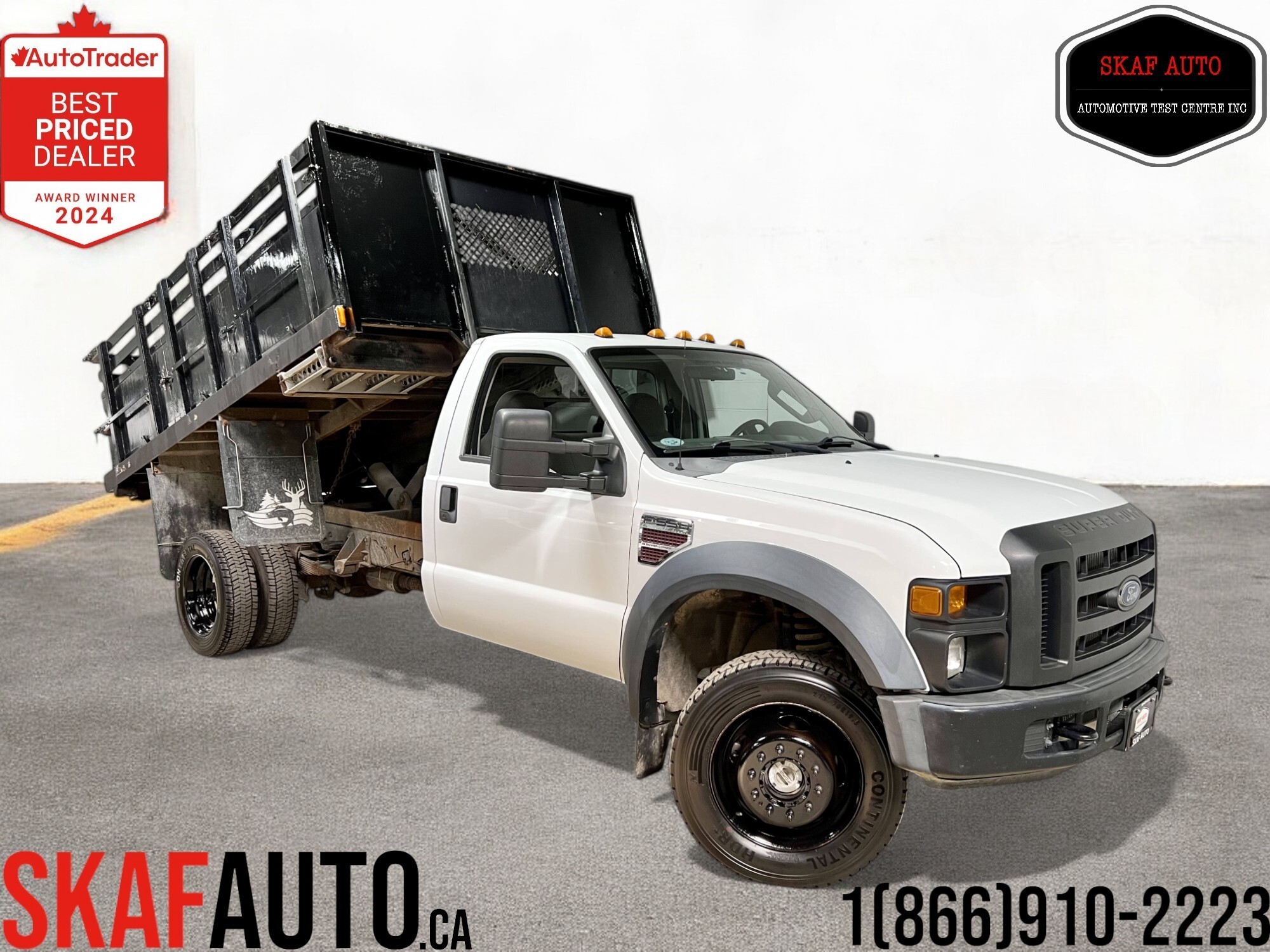 2009 Ford F-550 11FT DUMP BOX! 4X4! DIESEL! SIDES REMOVABLE! 