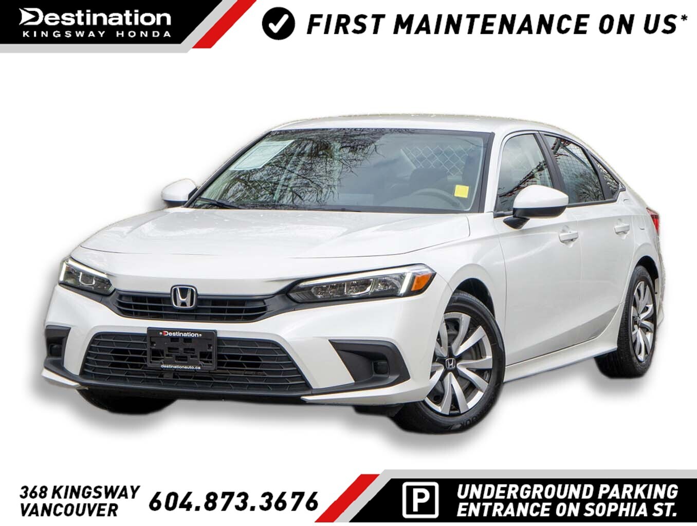2022 Honda Civic LX / LOCAL/1 OWNER/NO ACCIDENT