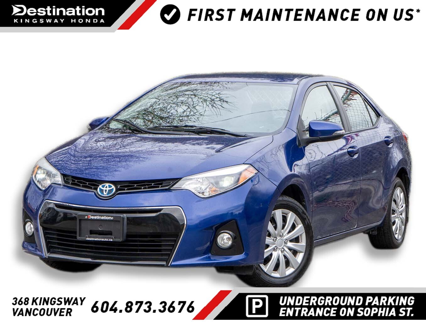2016 Toyota Corolla 4dr Sdn CVT S/LOCAL/RELIABLE
