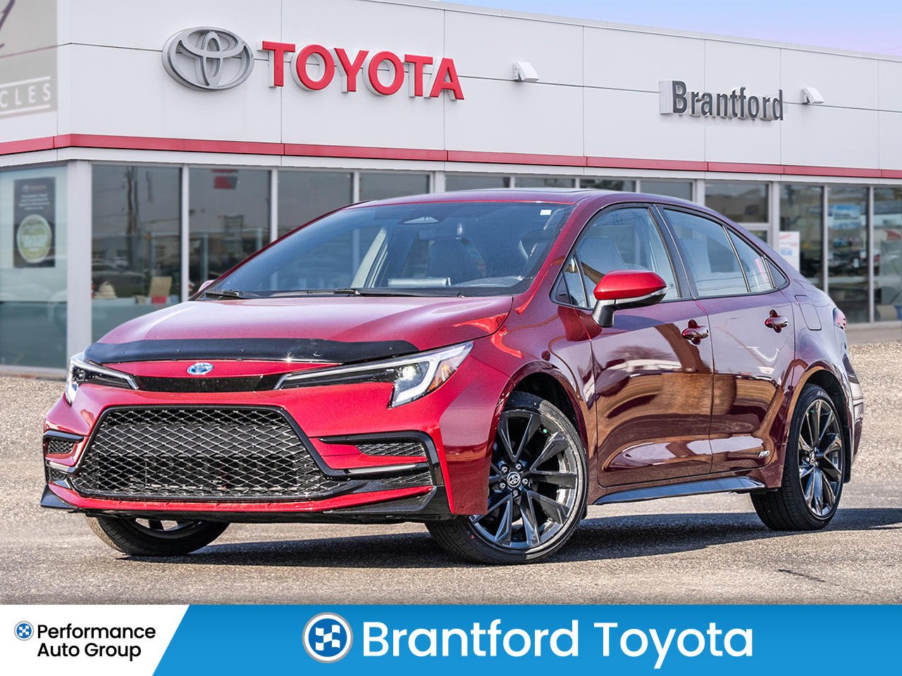 2024 Toyota Corolla XSE HYBRID AWD - RUBY RED FLARE - TINT