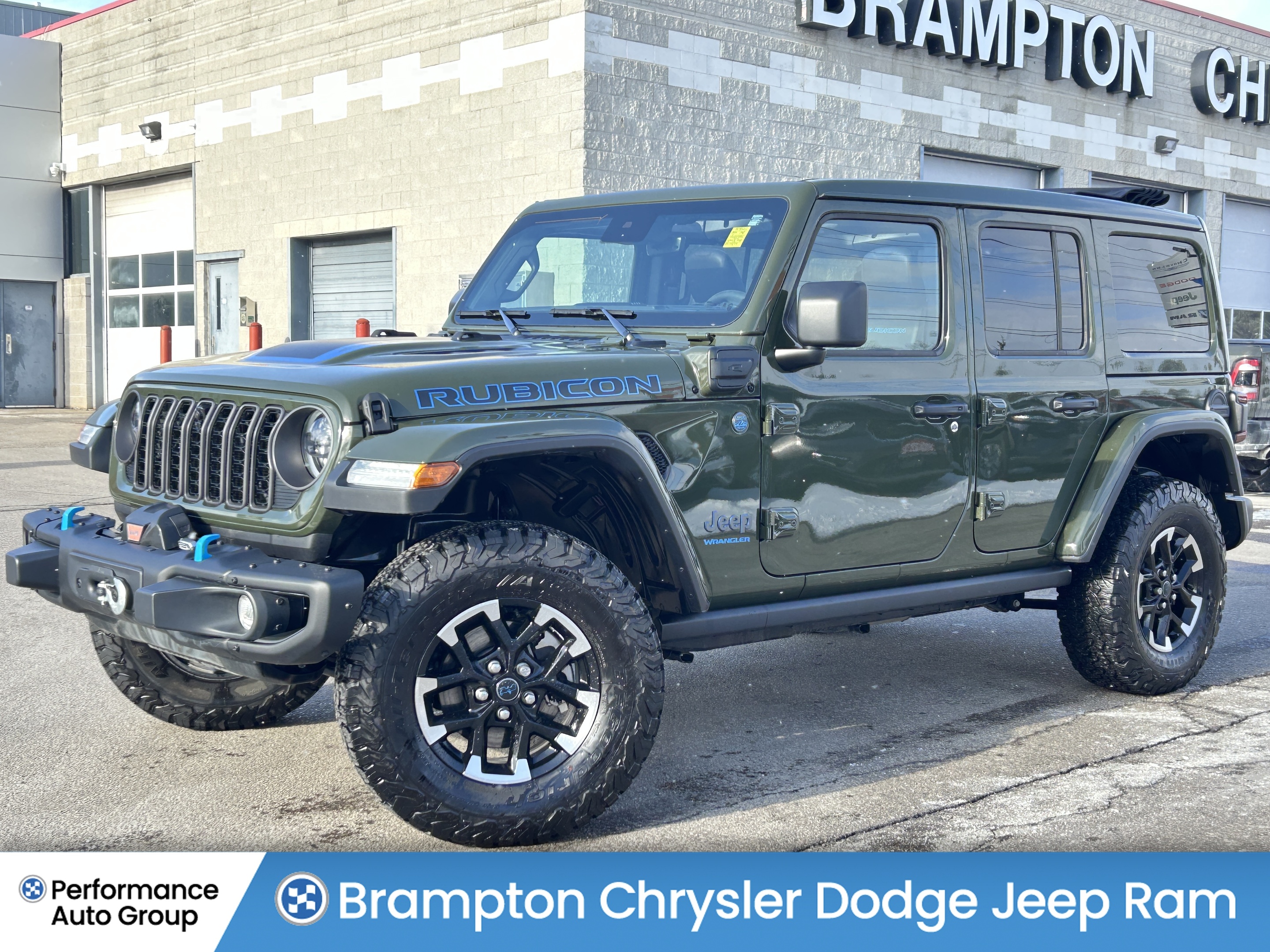 2024 Jeep Wrangler 4xe Rubicon X 4Dr 4x4*Sky 1Touch Pwr Roof*Warn Winch*