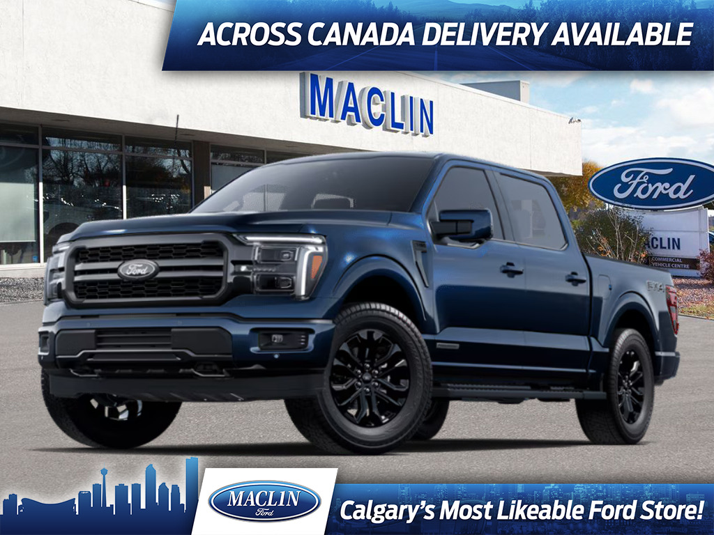 2025 Ford F-150 LARIAT | BLACK APP PKG | BED PKG | TOW PKG | SYNC4