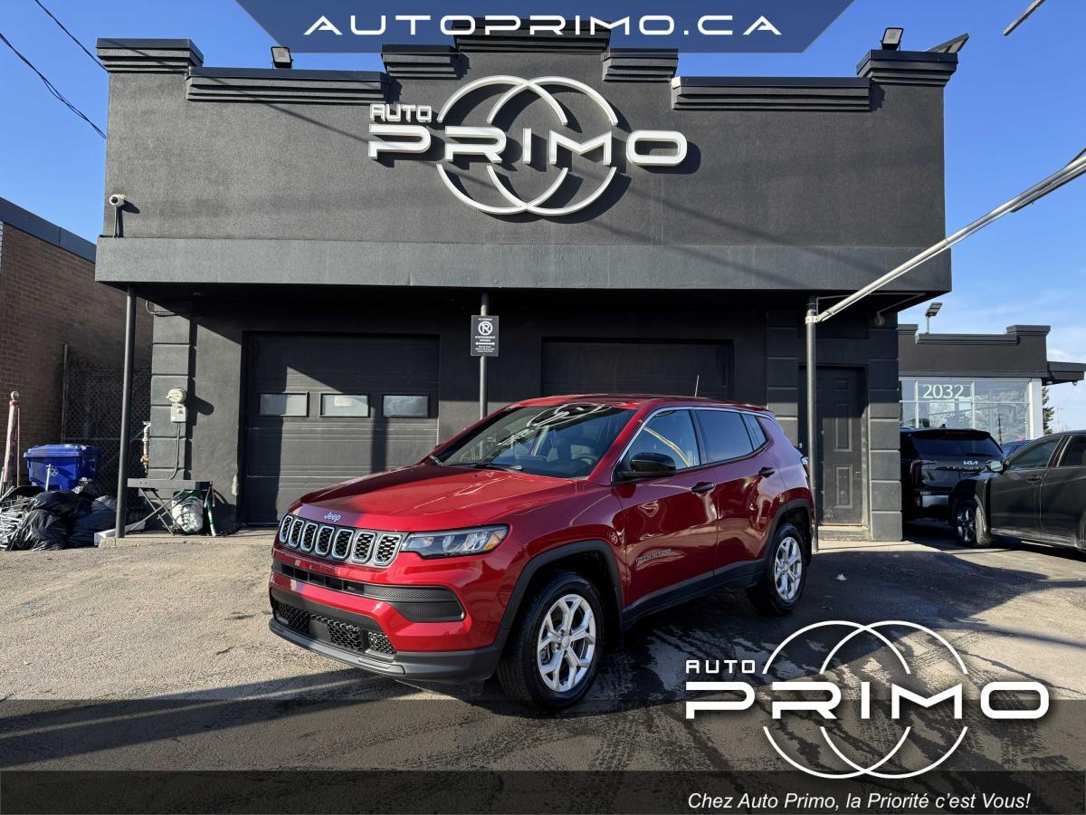 2024 Jeep Compass Sport 4X4 Bluetooth Clim Cam Sièg. Chauffants Mags