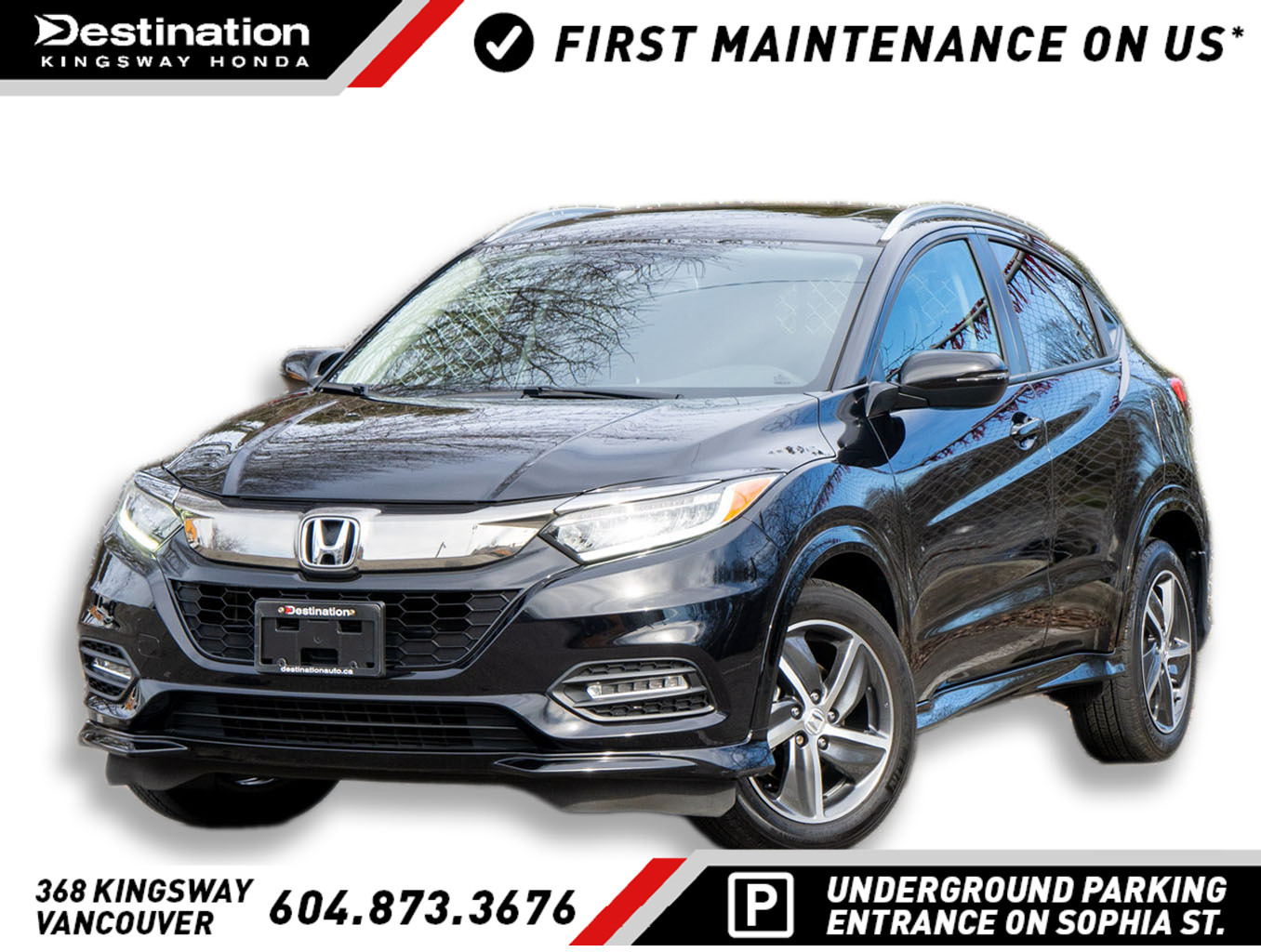 2020 Honda HR-V Touring AWD CVT/LOCAL/TOP TRIM/LEATHER SEATS