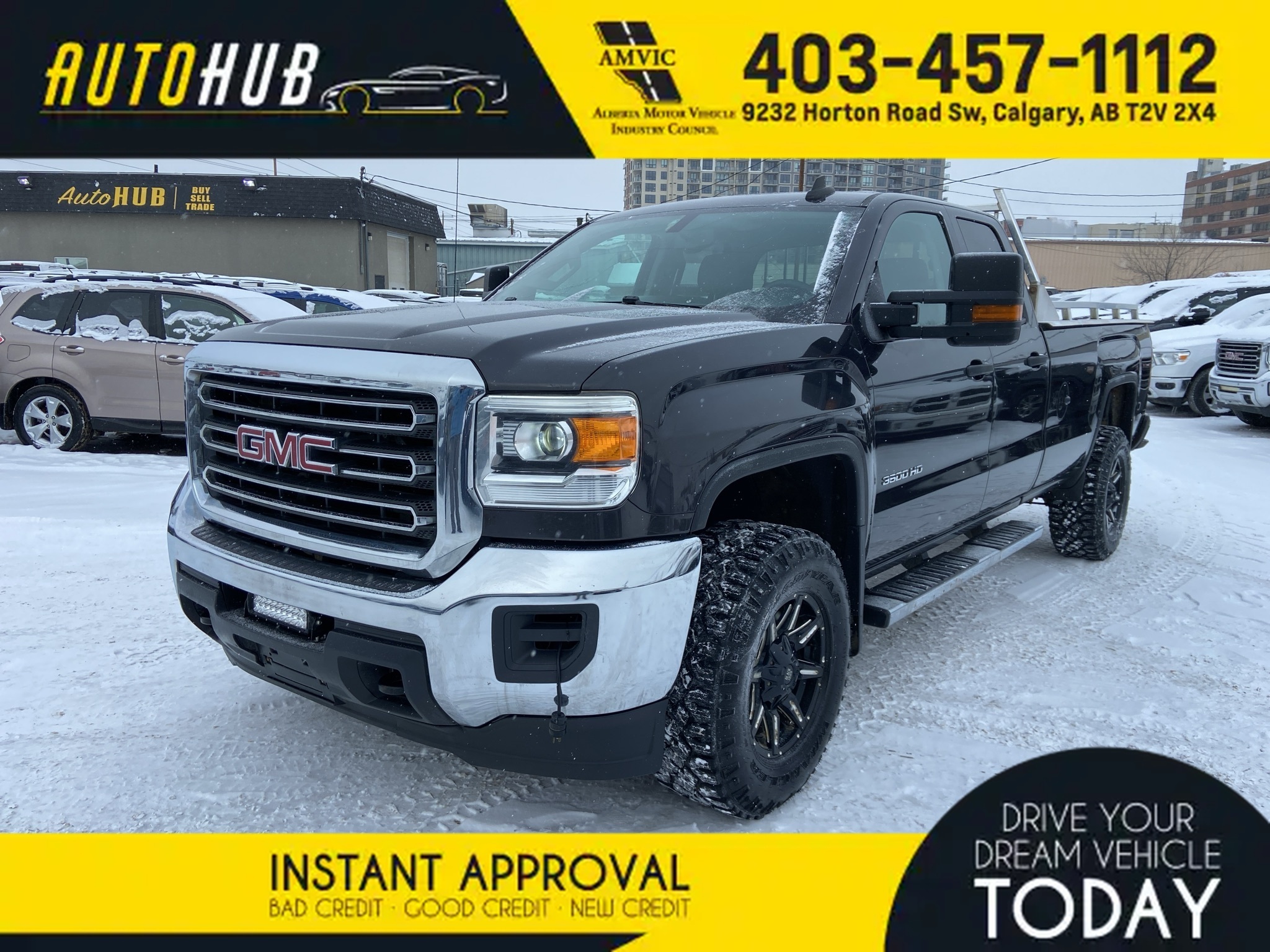 2015 GMC Sierra 3500HD 4WD Double Cab 8' BOX