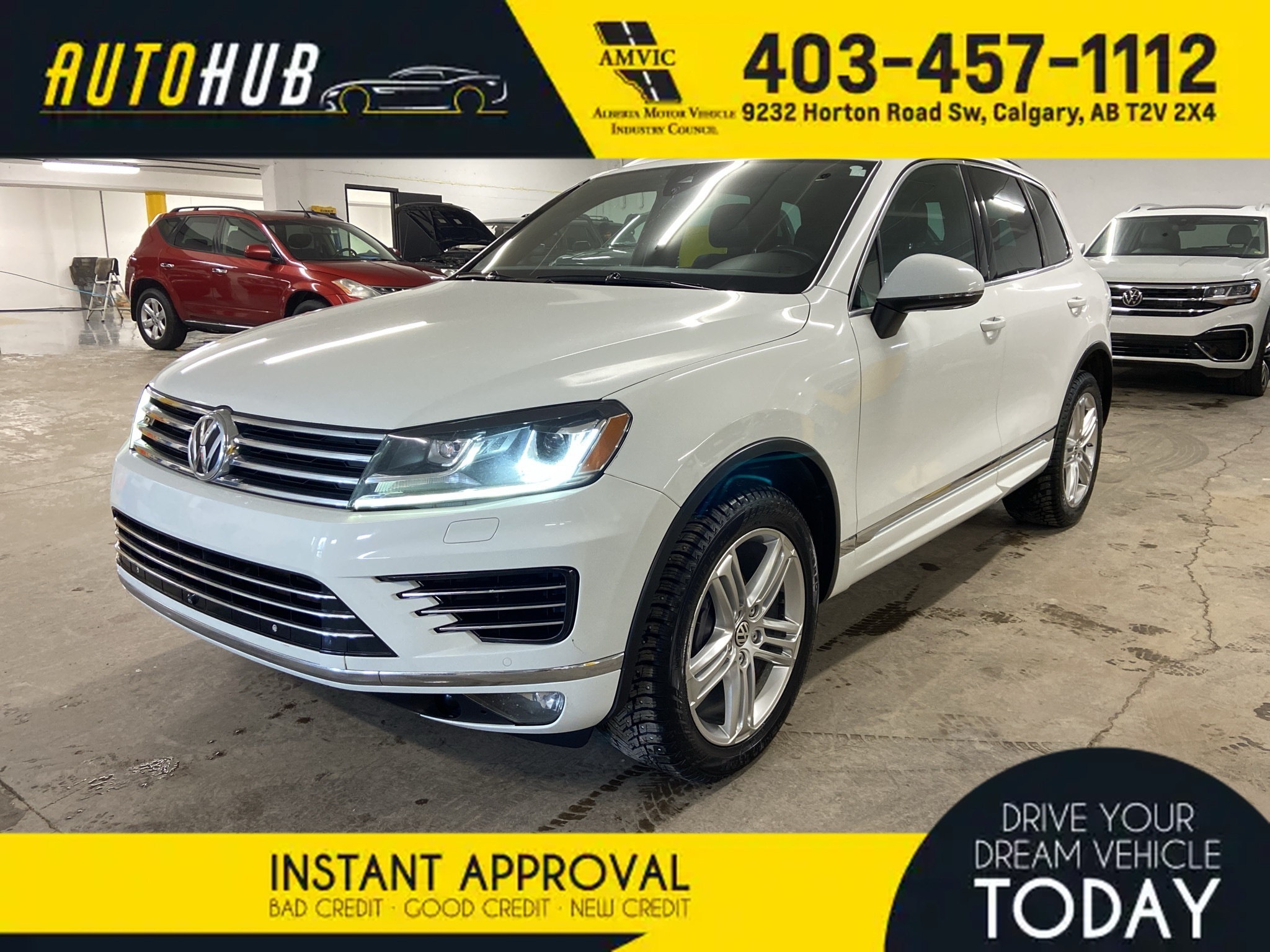 2017 Volkswagen Touareg AWD Execline R-LINE LEATHER PANO NAV 