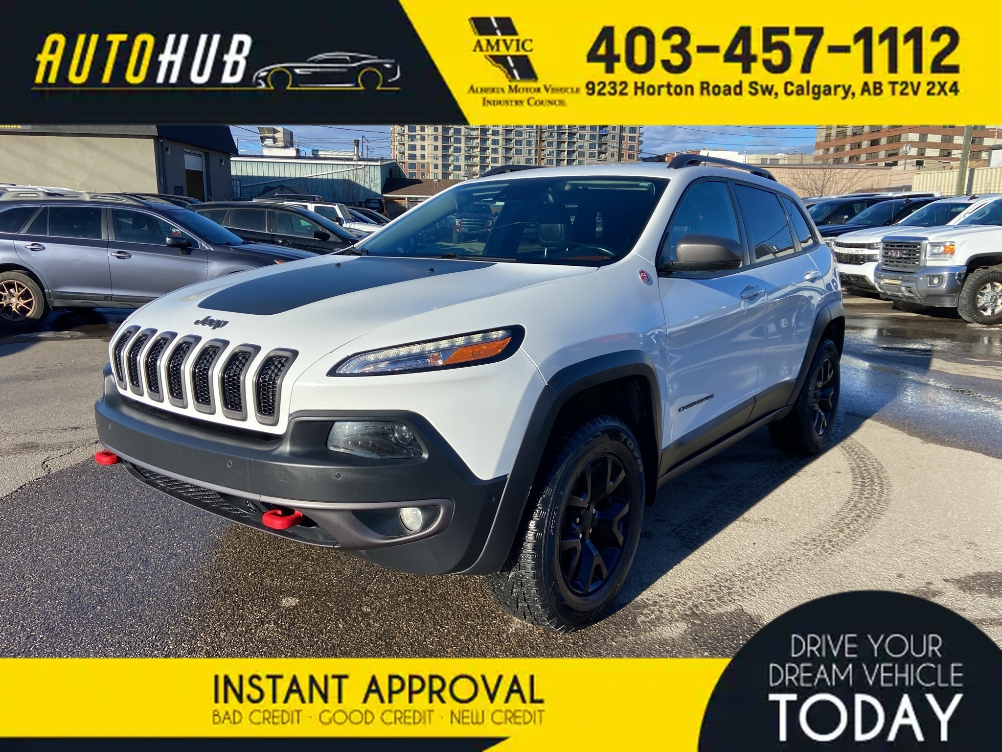 2015 Jeep Cherokee Trailhawk LEATHER NAV TECH PACKAGE