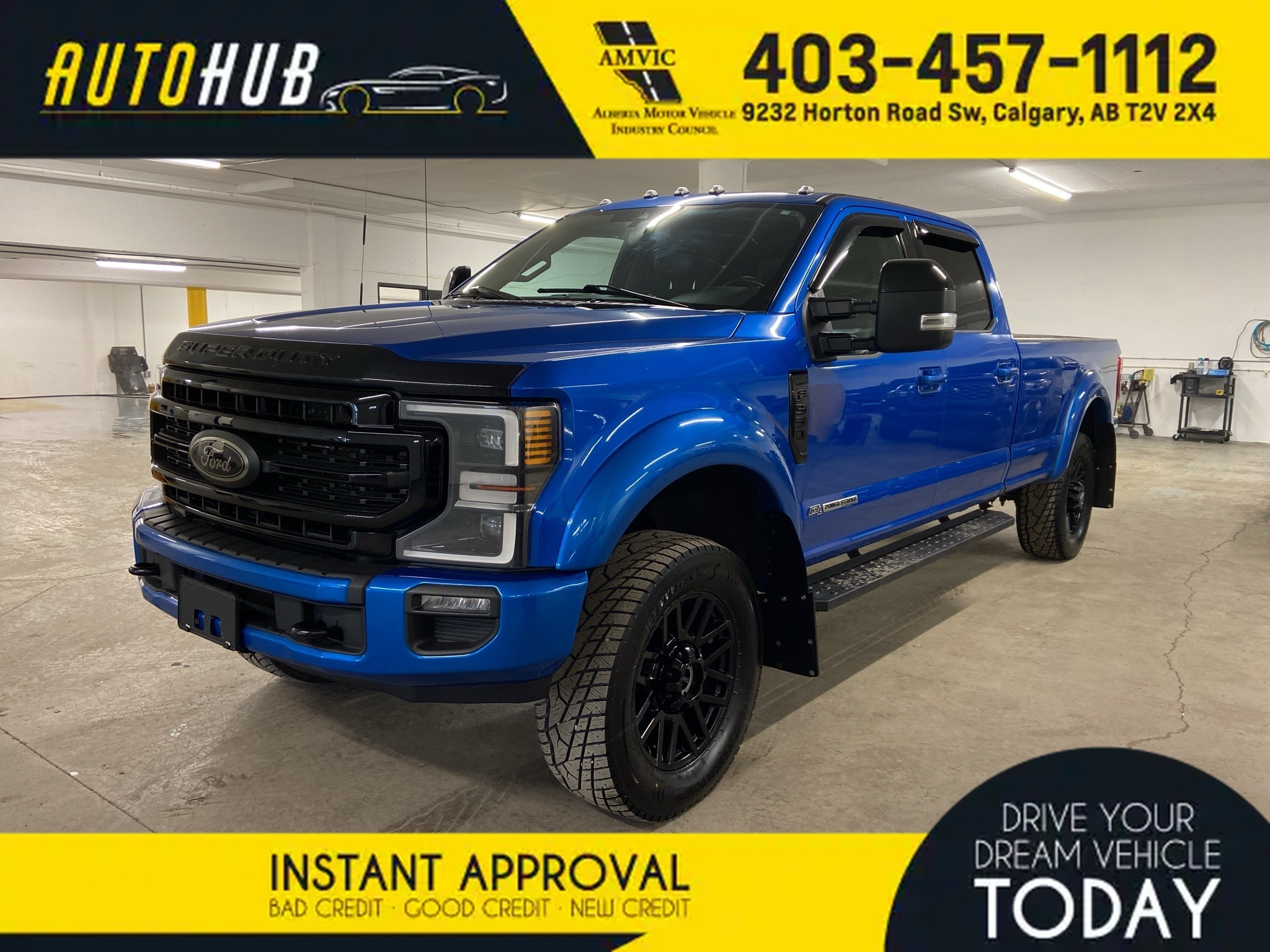 2021 Ford F-350 LARIAT FX4 BLACK PKG PANO 5TH WHEEL PREP 8' Box