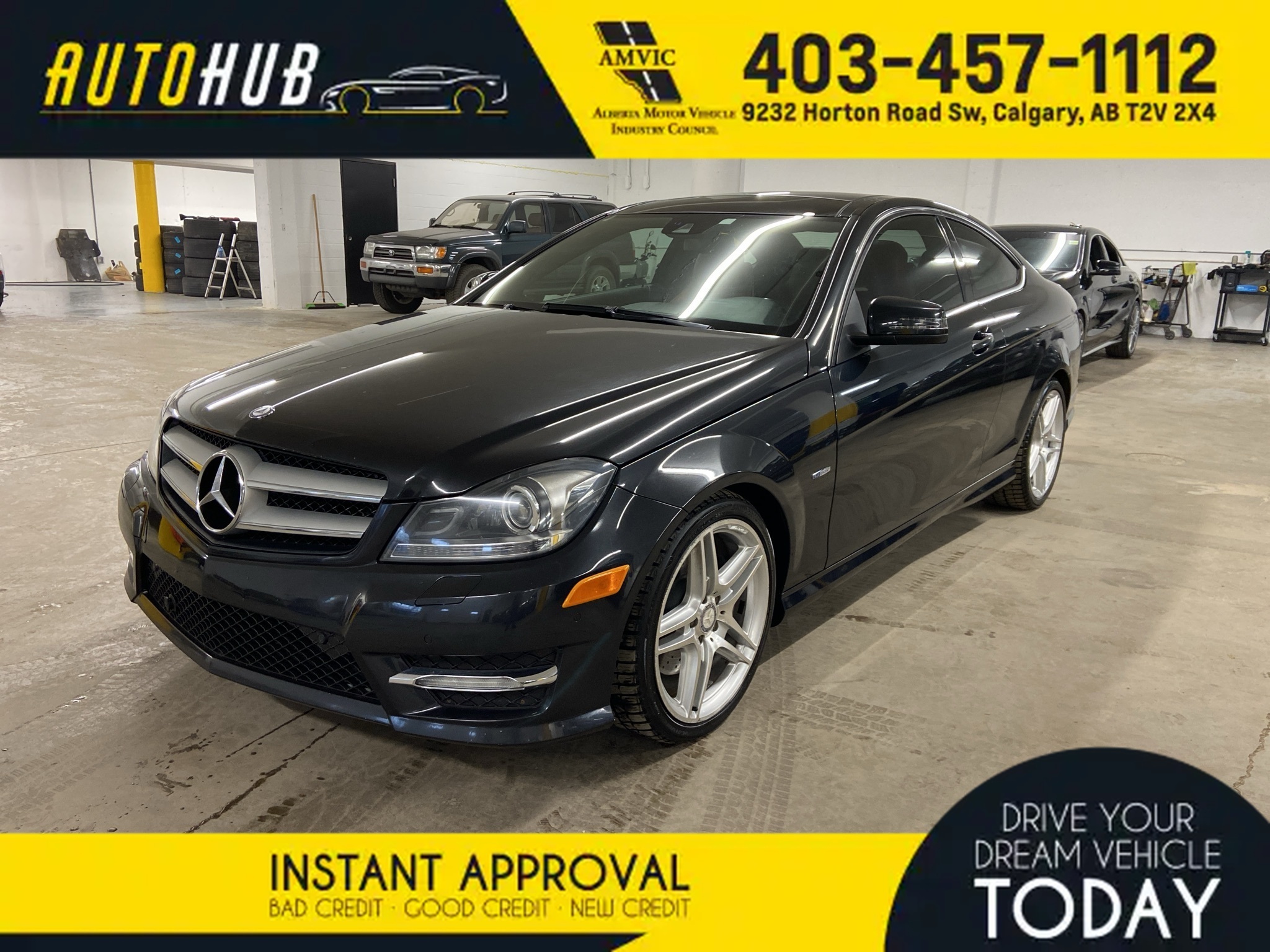 2012 Mercedes-Benz C-Class C350 4MATIC AMG SUNROOF NAV 