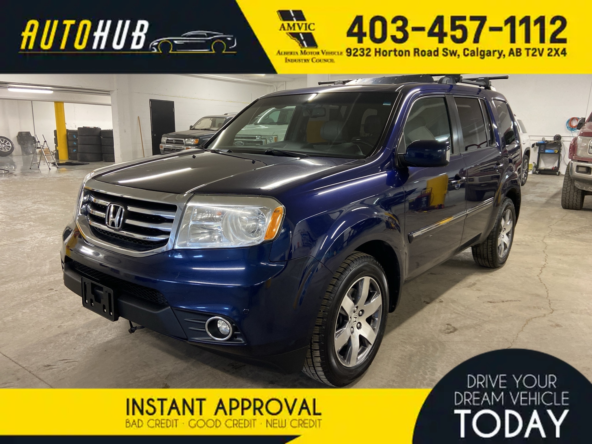 2015 Honda Pilot 4WD Touring LEATHER NAV SUNROOF DVD