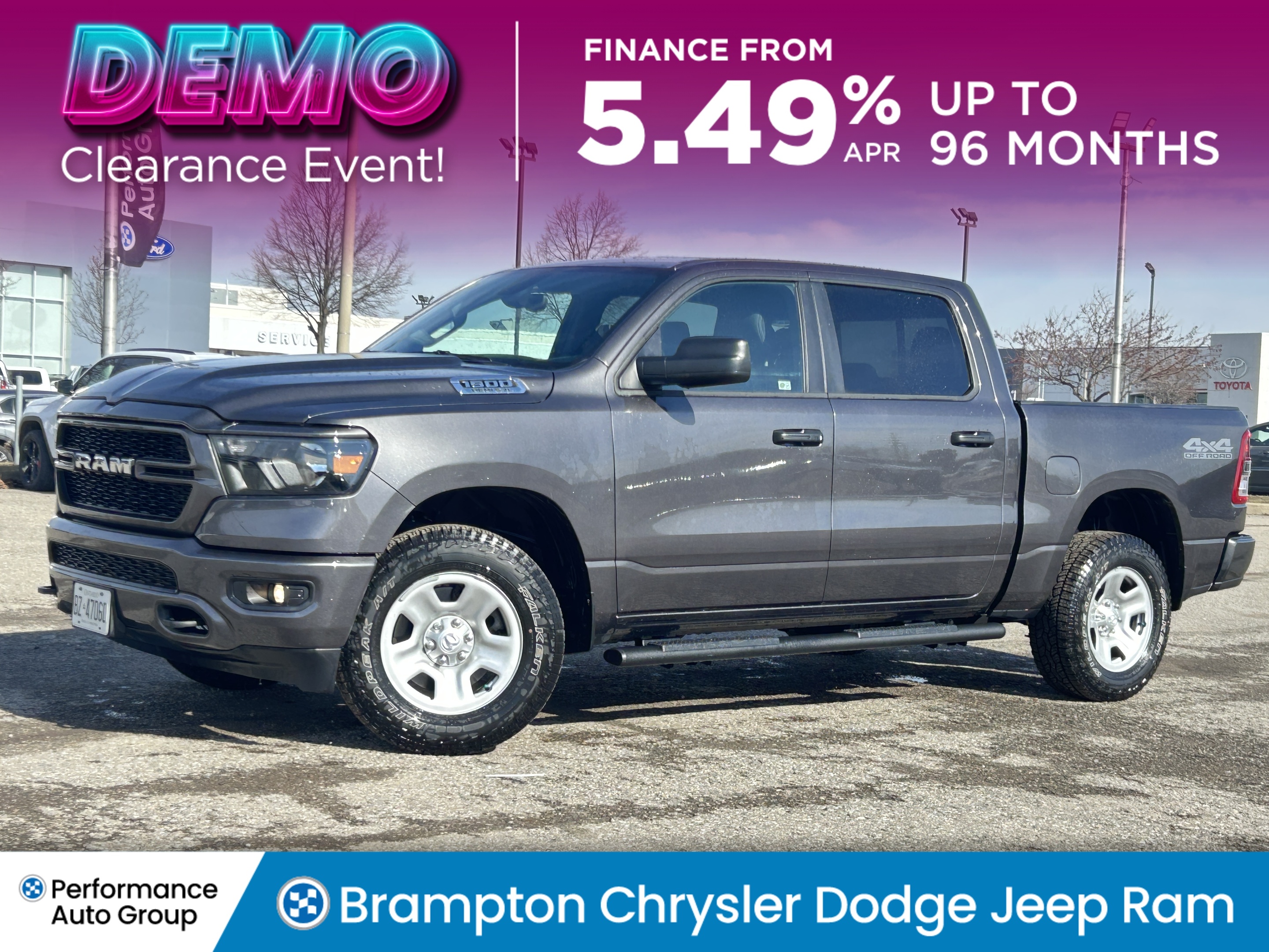 2023 Ram 1500 Tradesman 4x4 Crew Cab 5'7  Box*DEMO Unit*