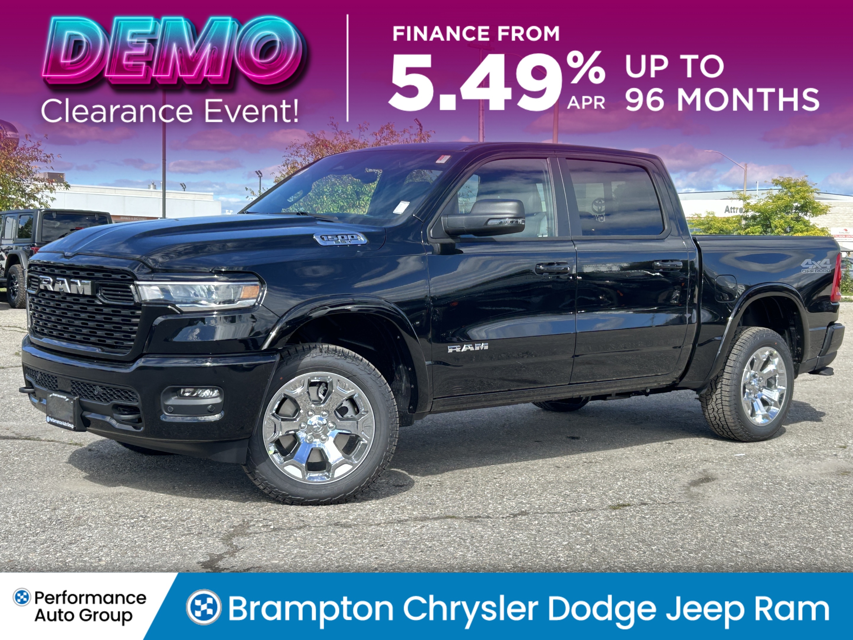 2025 Ram 1500 Big Horn 4x4 Crew Cab*DEMO Unit*
