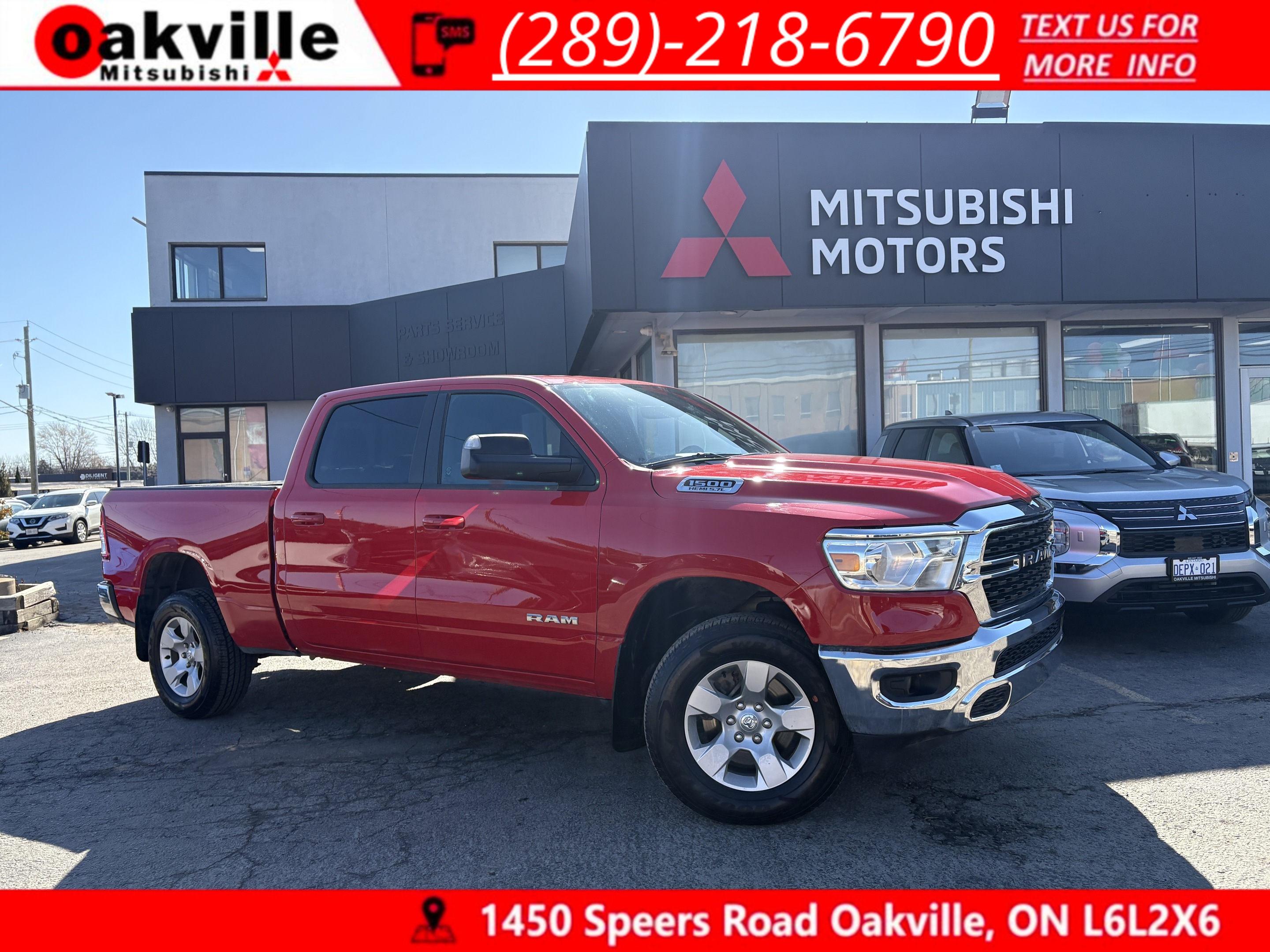 2022 Ram 1500 BIG HORN |  4x4 | CREW CAB | HEMI | U CONNECT