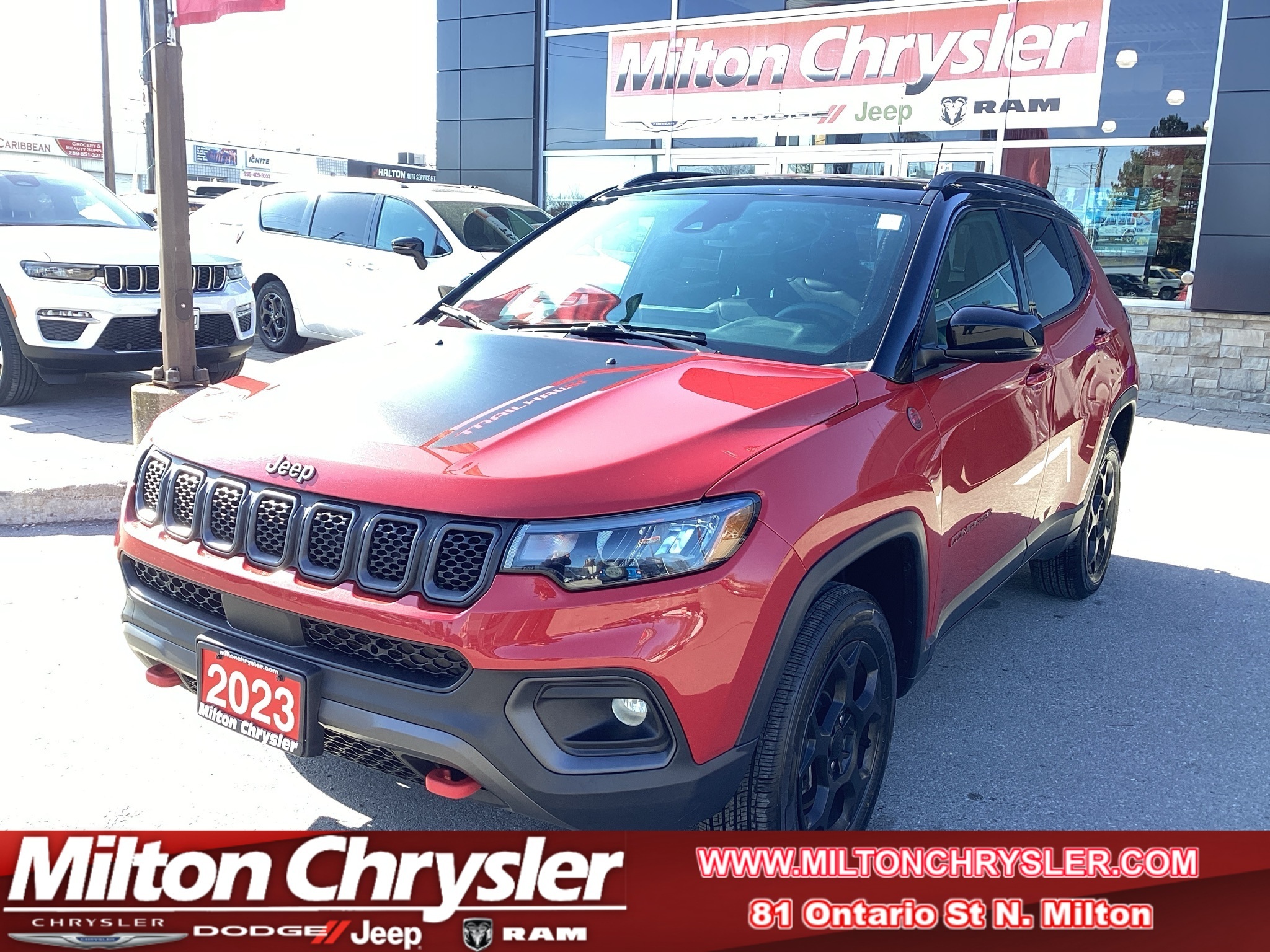 2023 Jeep Compass TRAILHAWK 4X4, NAVIGATION, REMOTE START, SUNROOF
