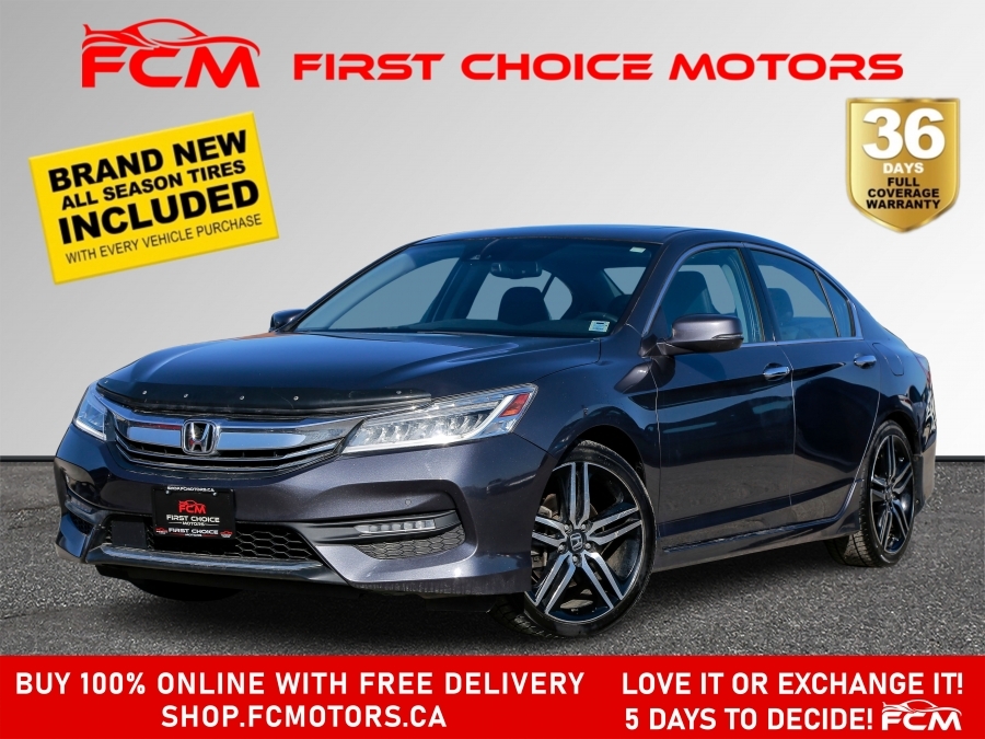 2017 Honda Accord V6 TOURING ~AUTOMATIC, FULLY CERTIFIED WITH WARRAN