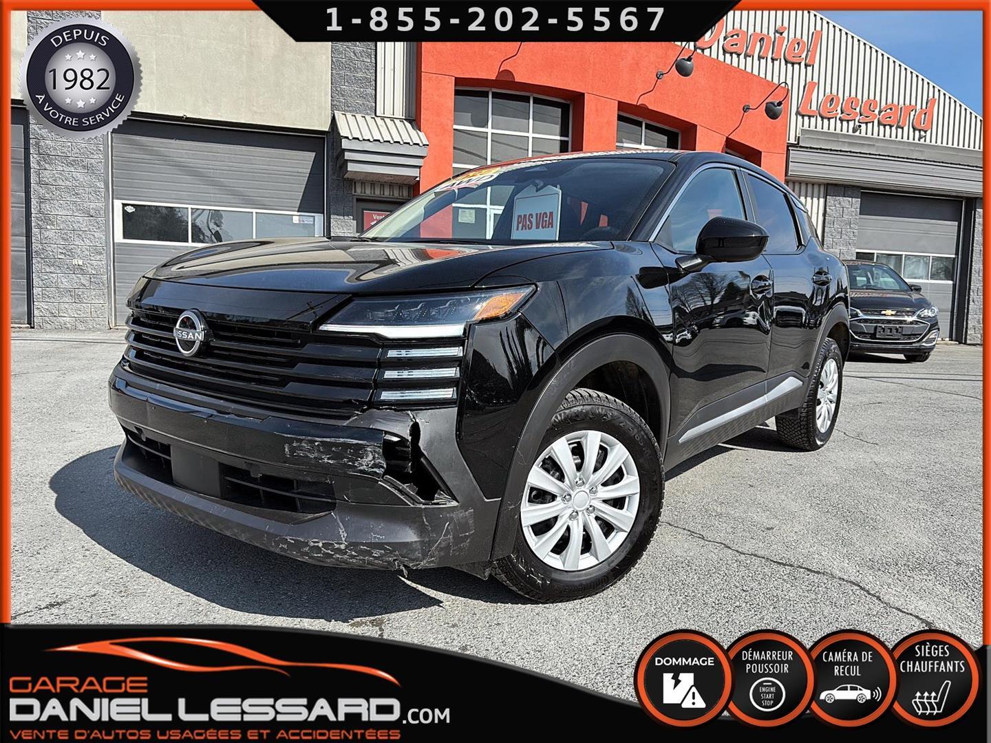 2025 Nissan Kicks SV AWD * PAS VGA *  BANC+VOLANT CHAUFFANT, CAMERA