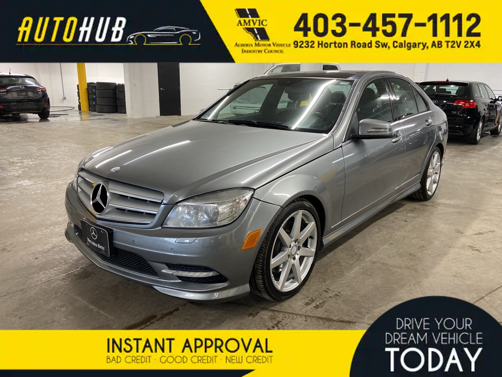 2011 Mercedes-Benz C-Class C350 4MATIC LEATHER PANO NAV 