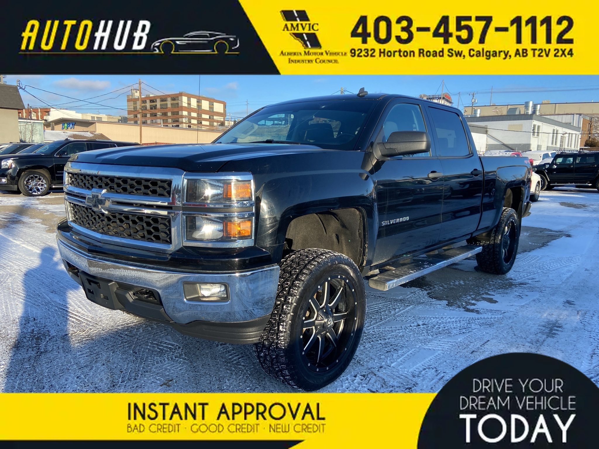 2014 Chevrolet Silverado 1500 LT 4WD Crew Cab 6'6" BOX NAV BACK UP CAM 6 PASS 