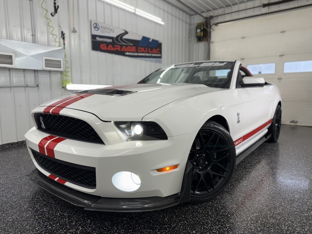 2011 Ford Mustang SHELBY GT500 CONVERTIBLE - CARBON - MANUEL - SHOWR