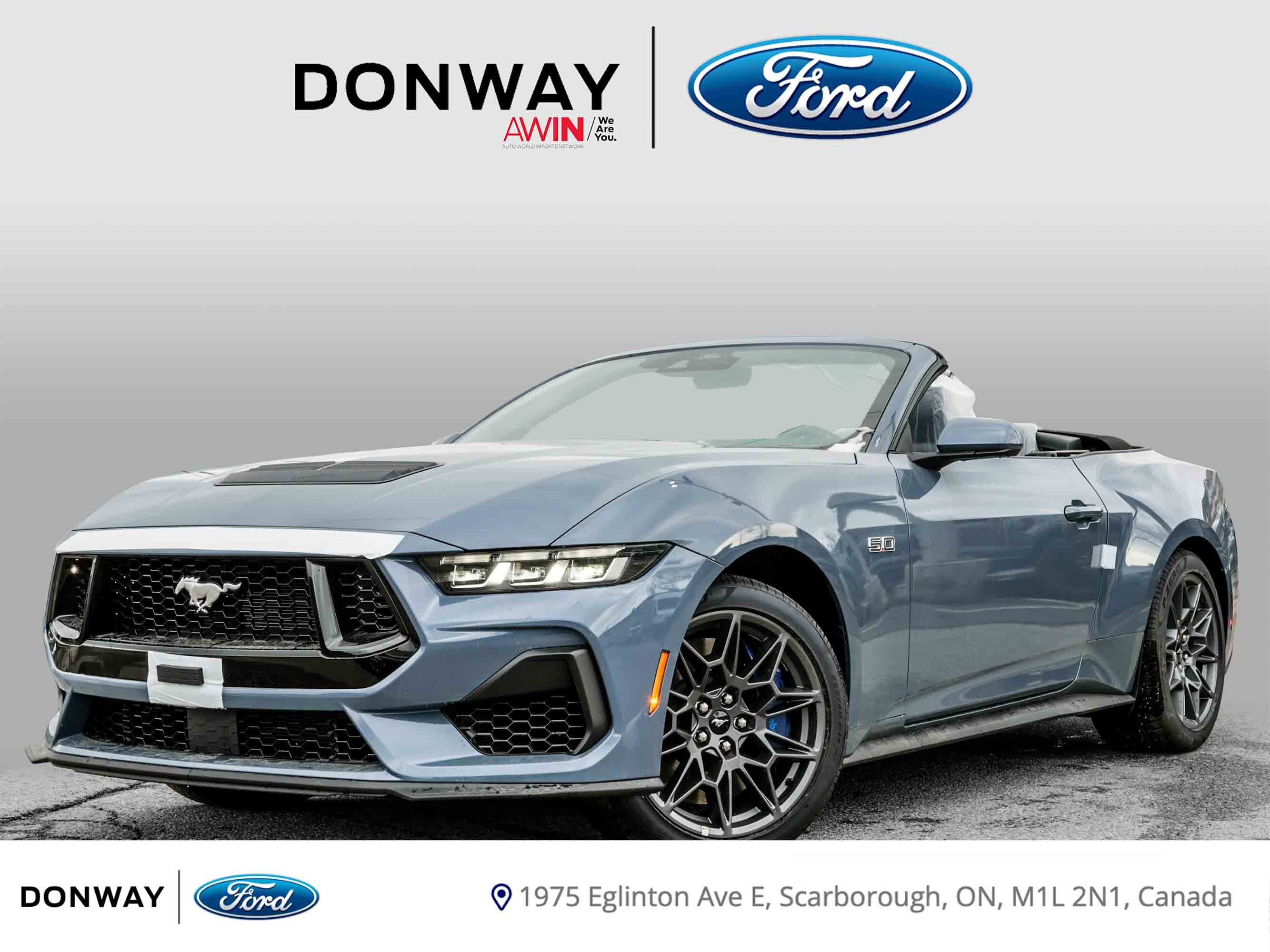 2025 Ford Mustang GT Premium Convertible PERFORMANCE PACKAGE!