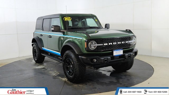 2023 Ford Bronco WILDTRAK 4X4, ACCIDENT FREE, LOCAL TRADER, LEATHER