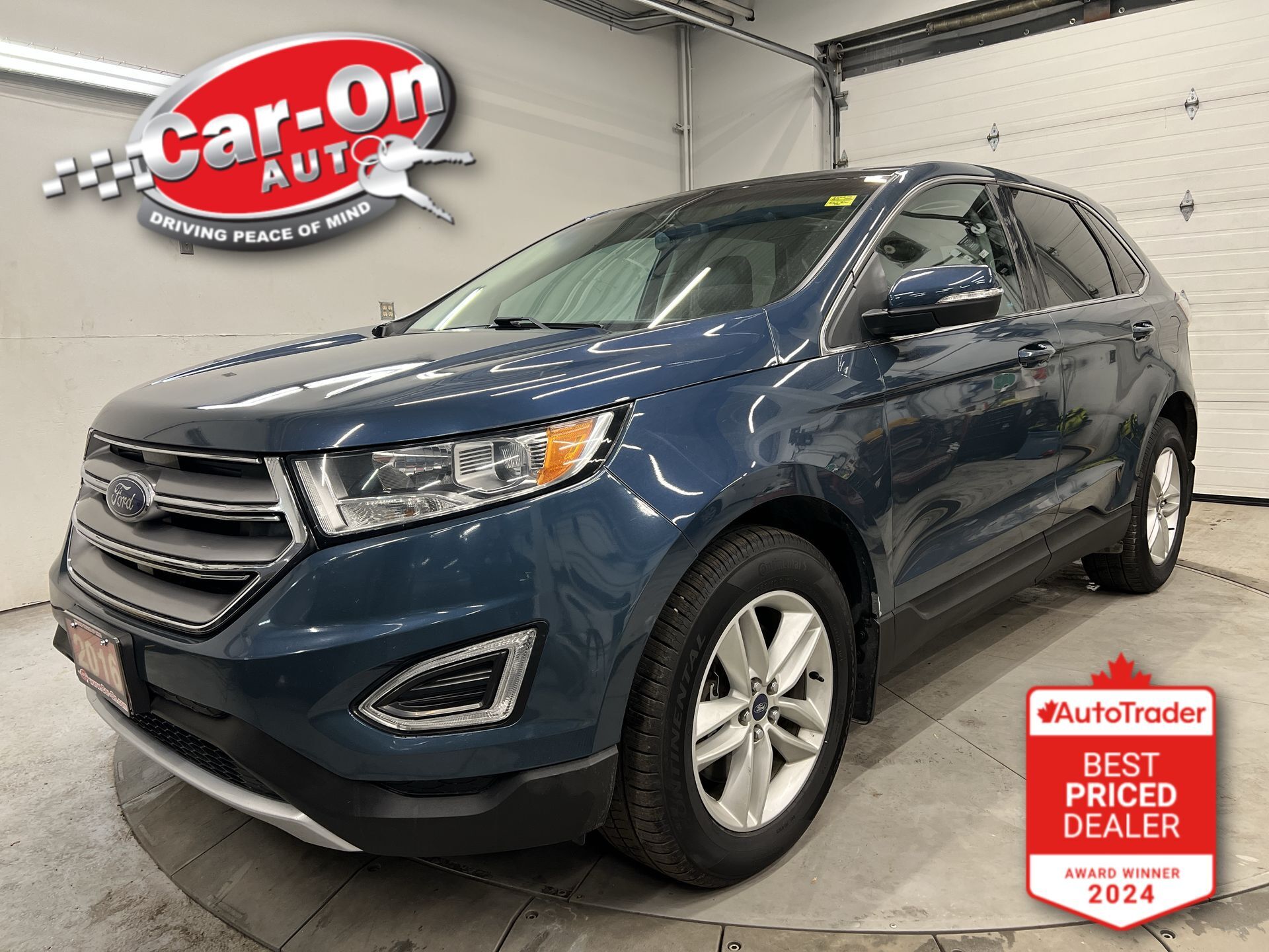 2016 Ford Edge SEL AWD | LEATHER | PANO ROOF | LOW KMS! | CARPLAY