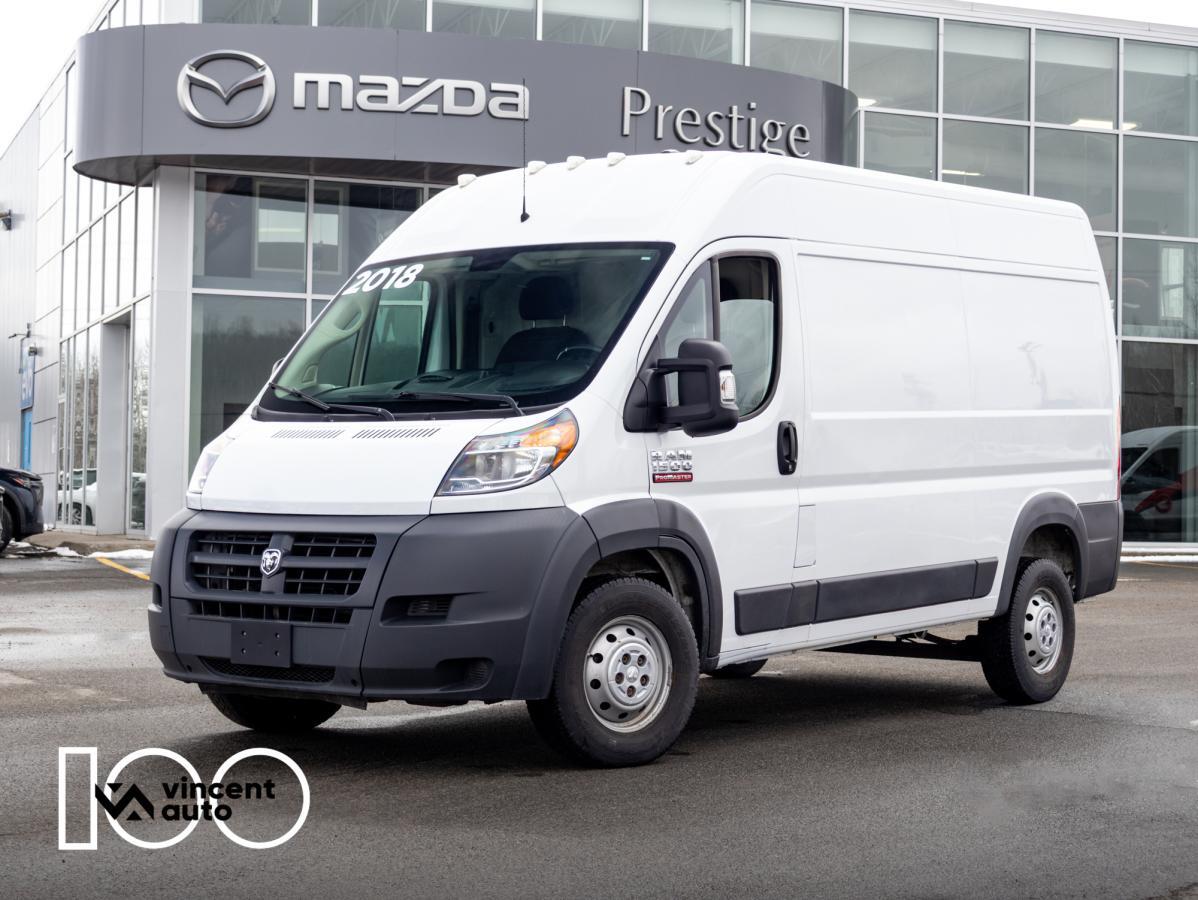 2018 Ram Promaster 1500 toit élevé 136 po ++ Garantie 10 Ans ++