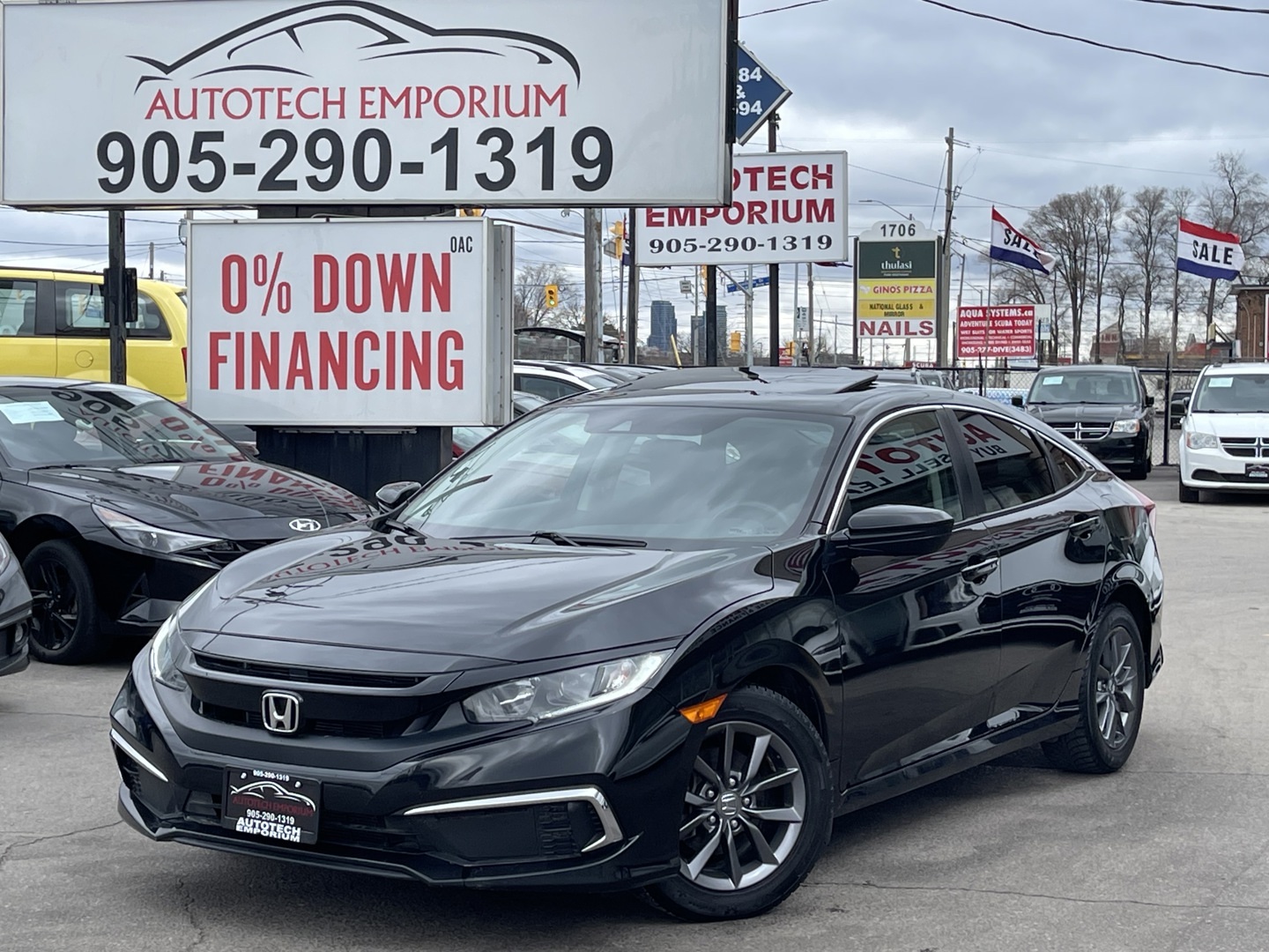 2021 Honda Civic EX / Blind Spot Camera / Sunroof / Push Start