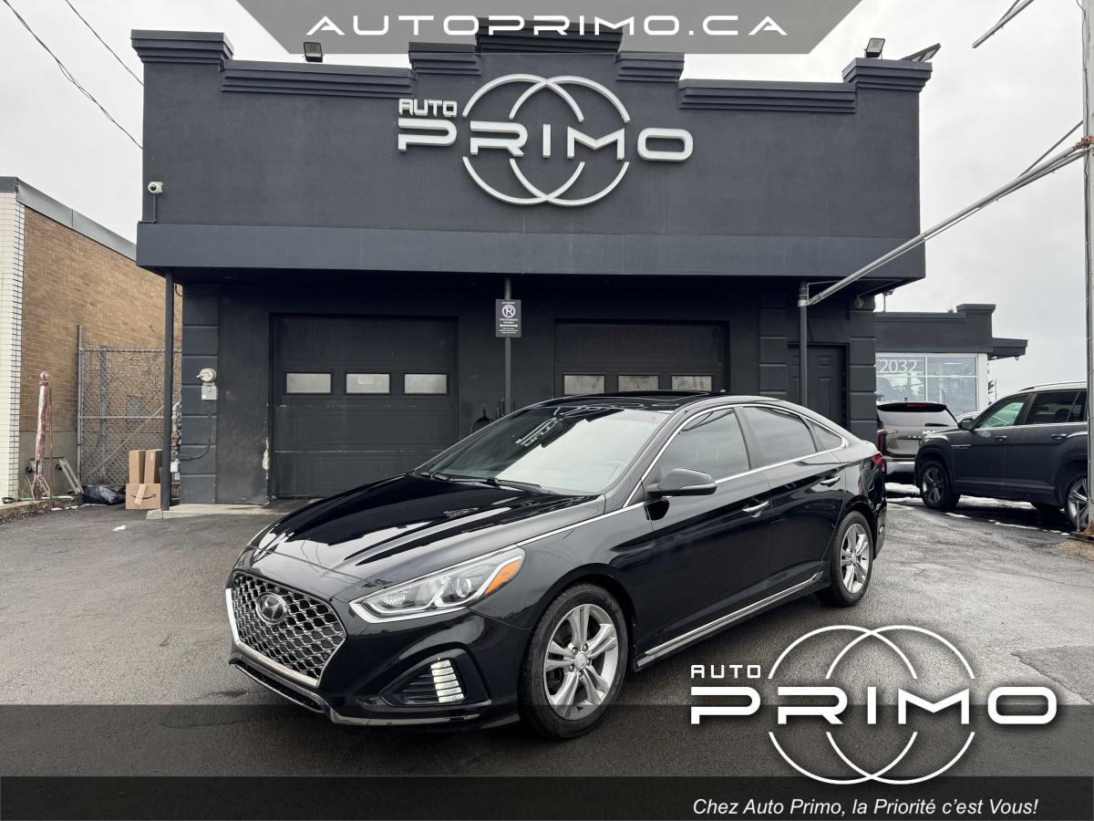 2018 Hyundai Sonata Sport Cuir Toit Carplay Nav Mags Cam BT Clim