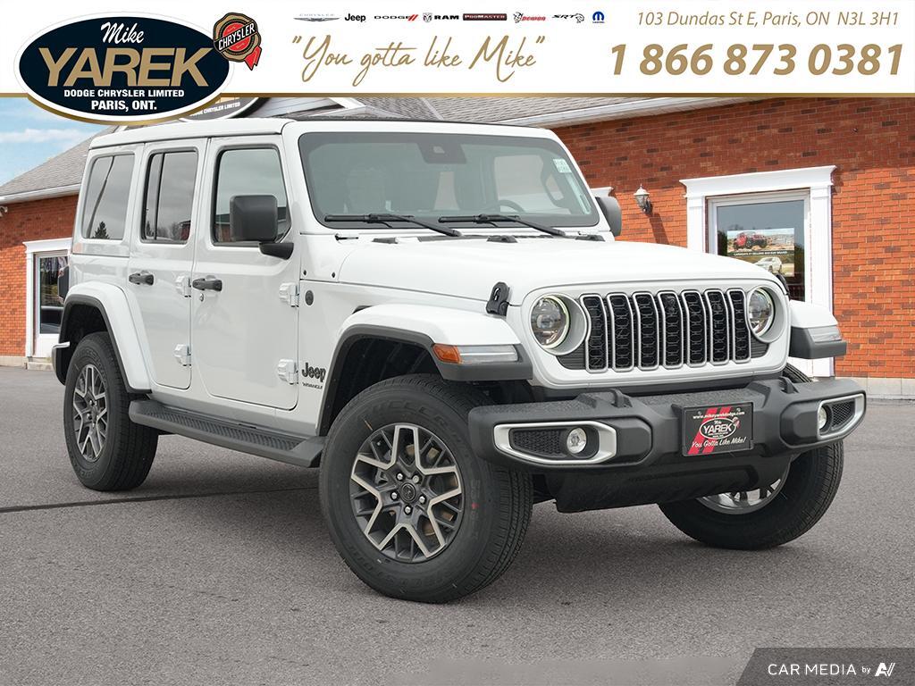 2025 Jeep Wrangler SAHARA. SKY-1 TOUCH POWER TOP. LEATHER. 