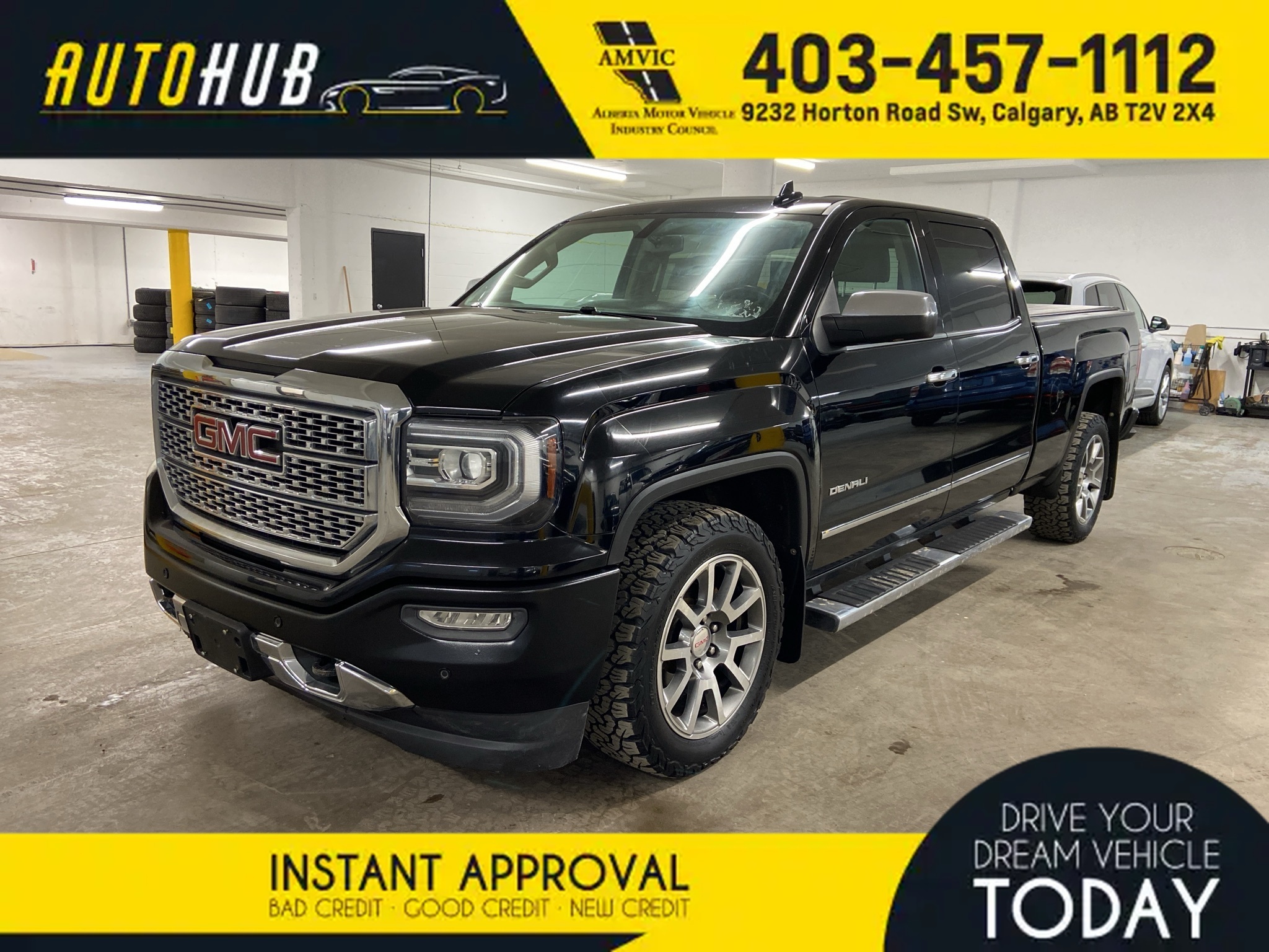 2016 GMC Sierra 1500 Denali 6'6" BOX LEATHER NAV SUNROOF