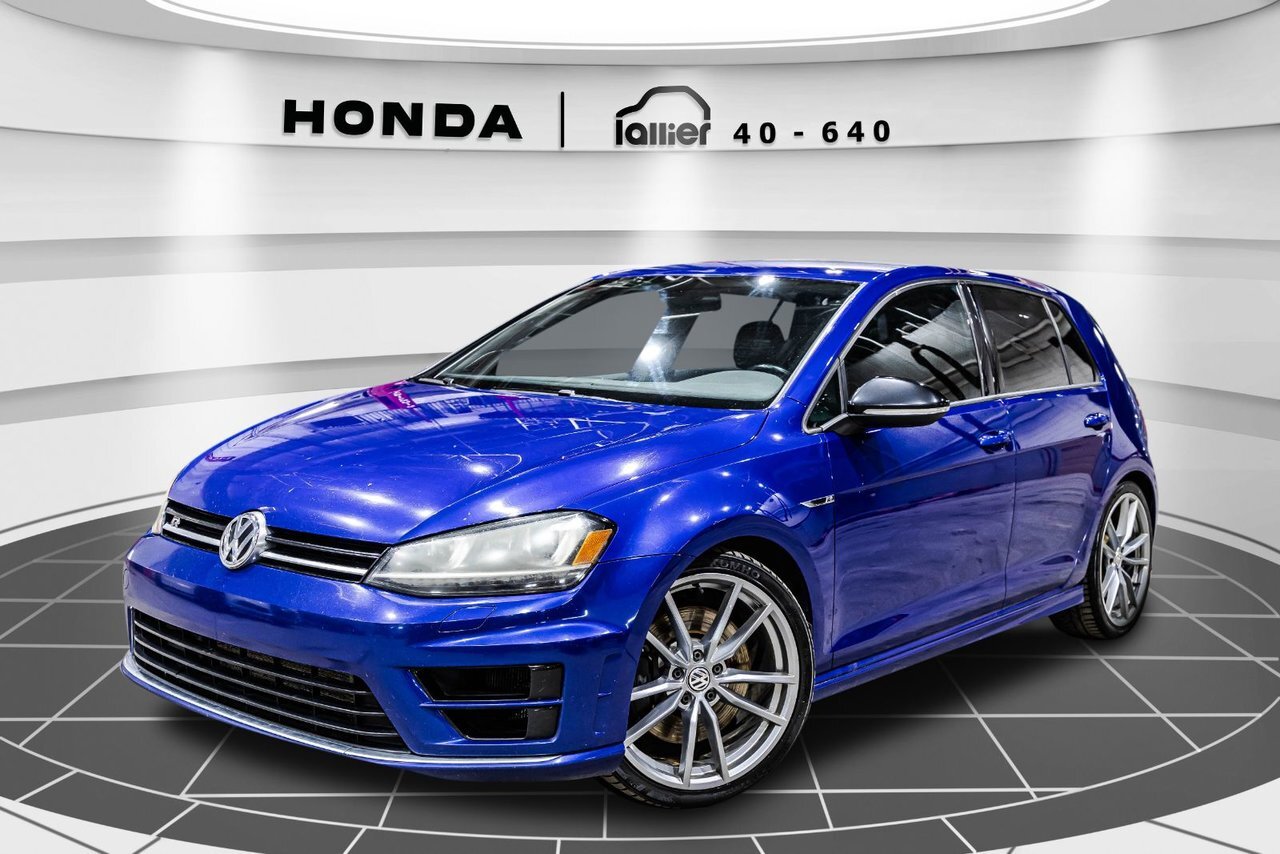 2017 Volkswagen Golf R JAMAIS ACCIDENTÉ + 292HP DSG + SIÈGES CHAUFFANTS