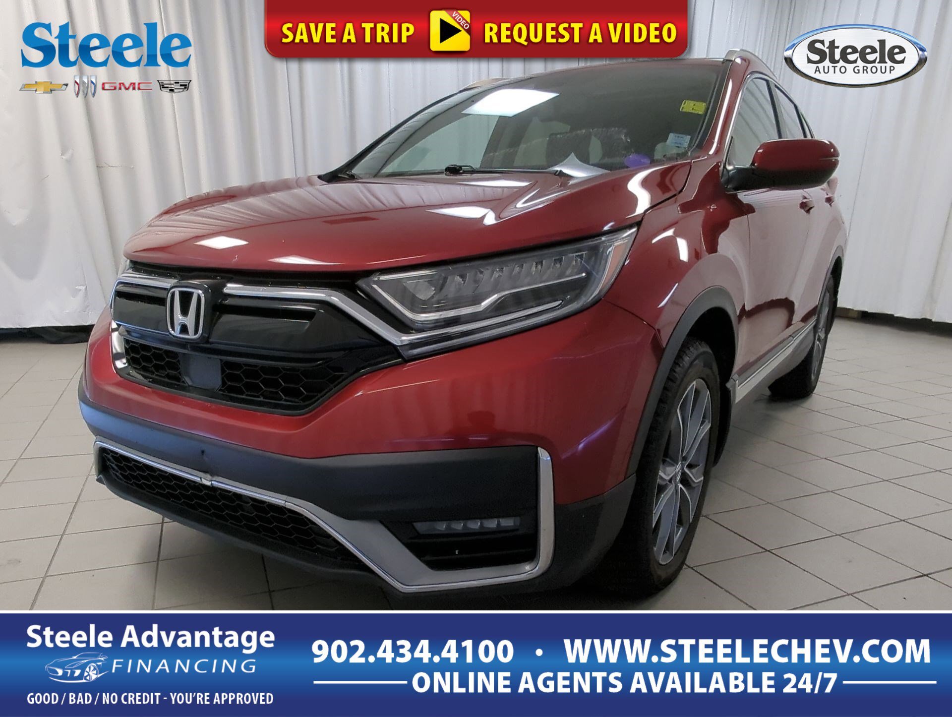 2020 Honda CR-V Touring Leather Sunroof Fresh MVI