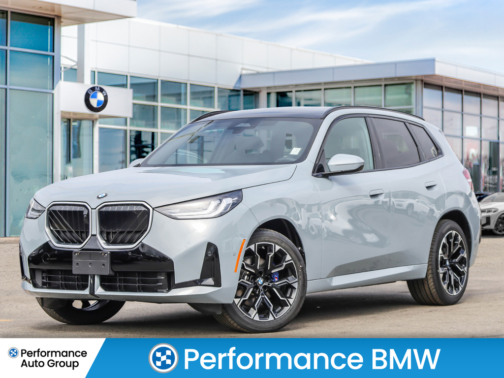 2025 BMW X3 PremiumPkg-MSport-TrailerHitch-SpareTire-20"Alloys