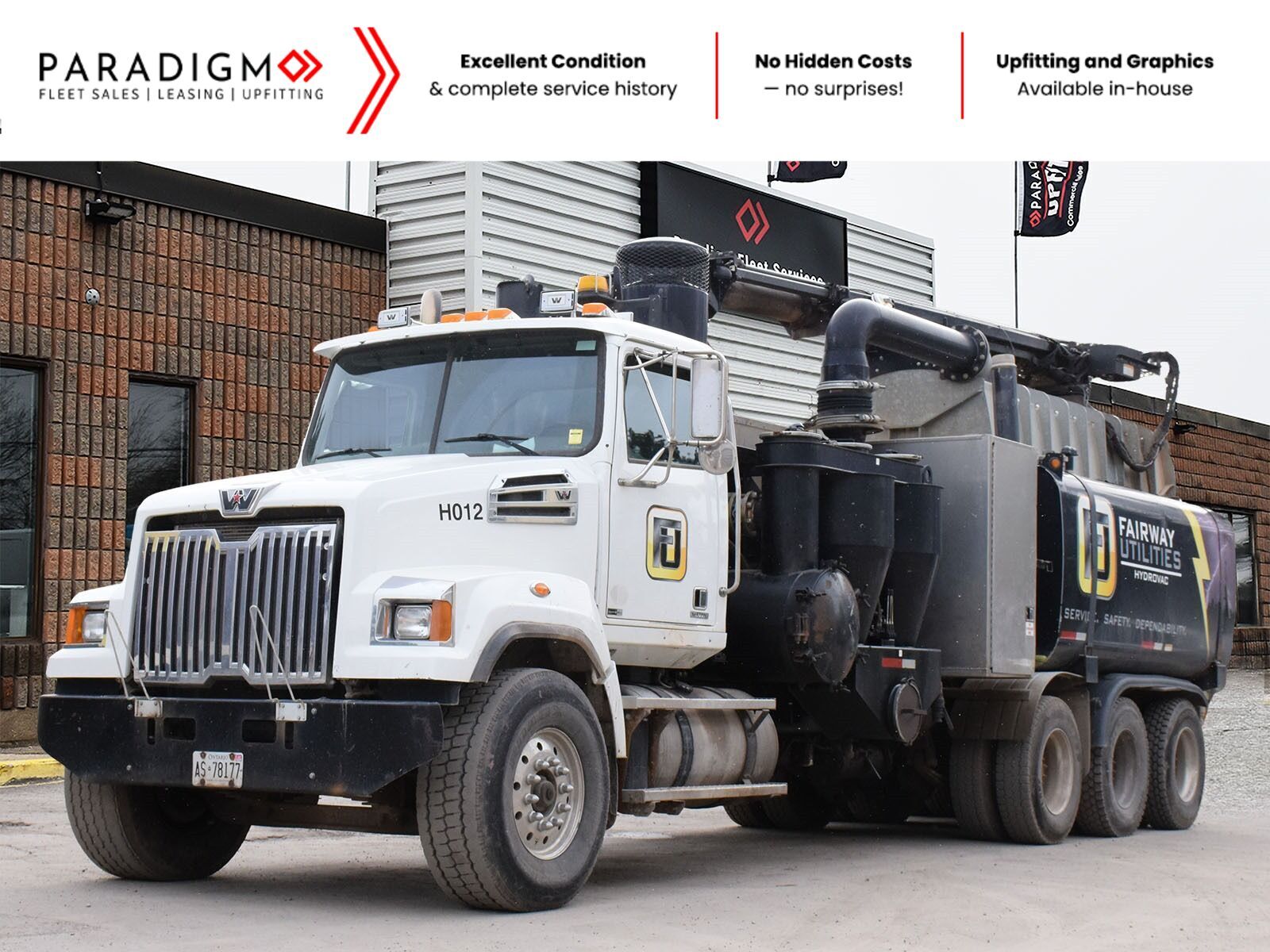 2015 Western Star 4700 Vacall Hydrovac Truck