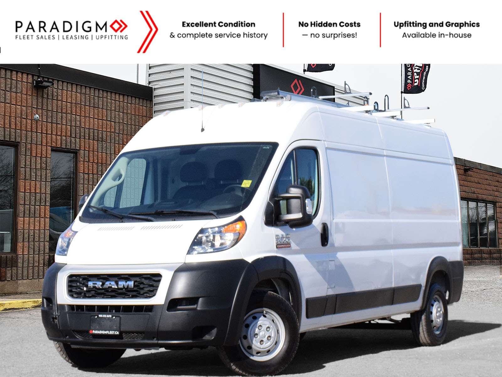2020 Ram ProMaster Cargo Van WORK READY!! 2500 High Roof 159''