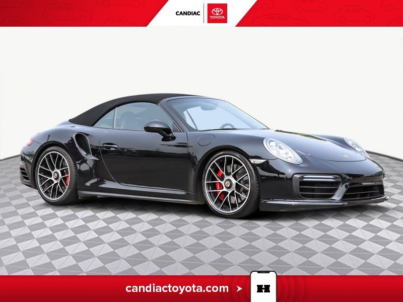2019 Porsche 911 Turbo CABRIOLET AWD 540hp-BAS KM-SIÈGES VENTIL